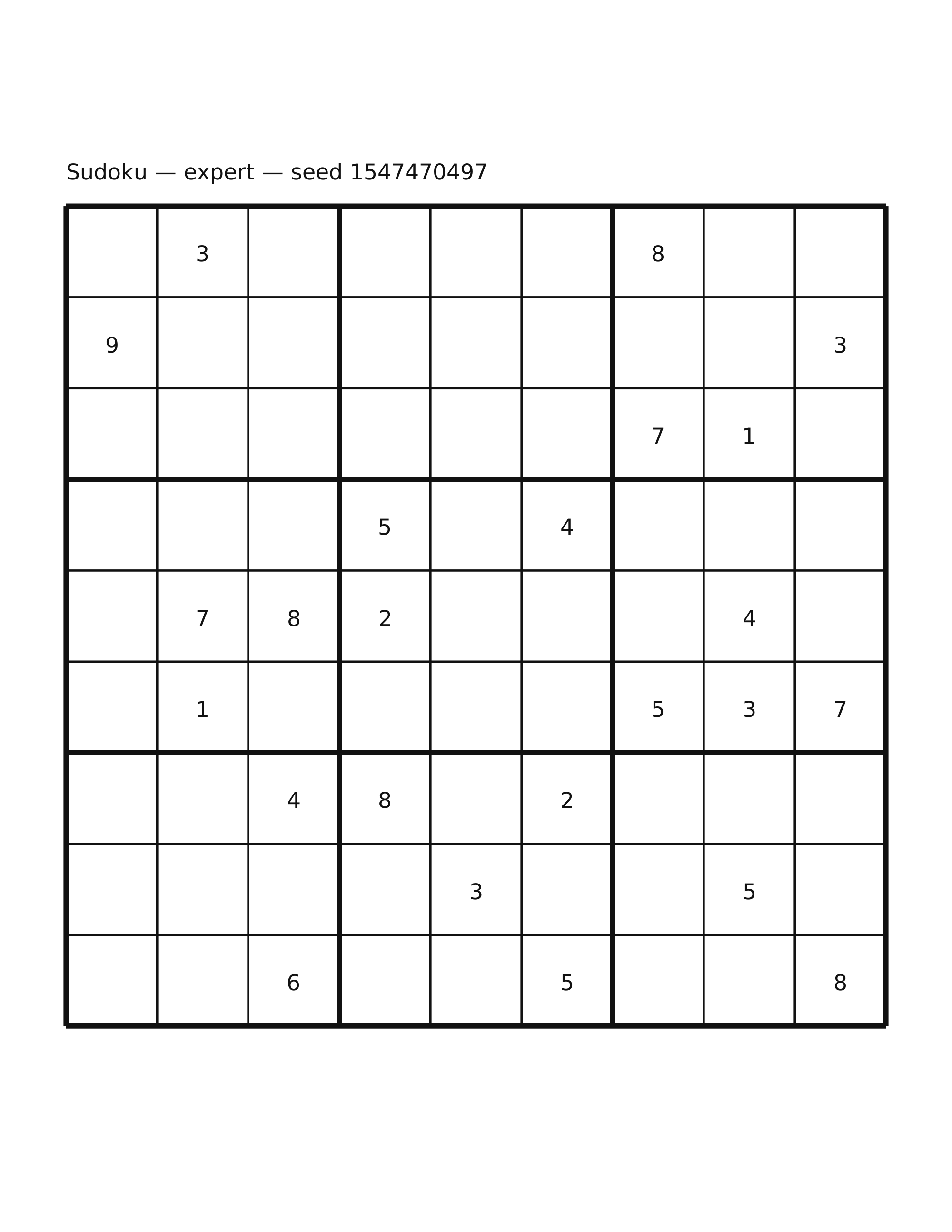 Sudoku — expert #43