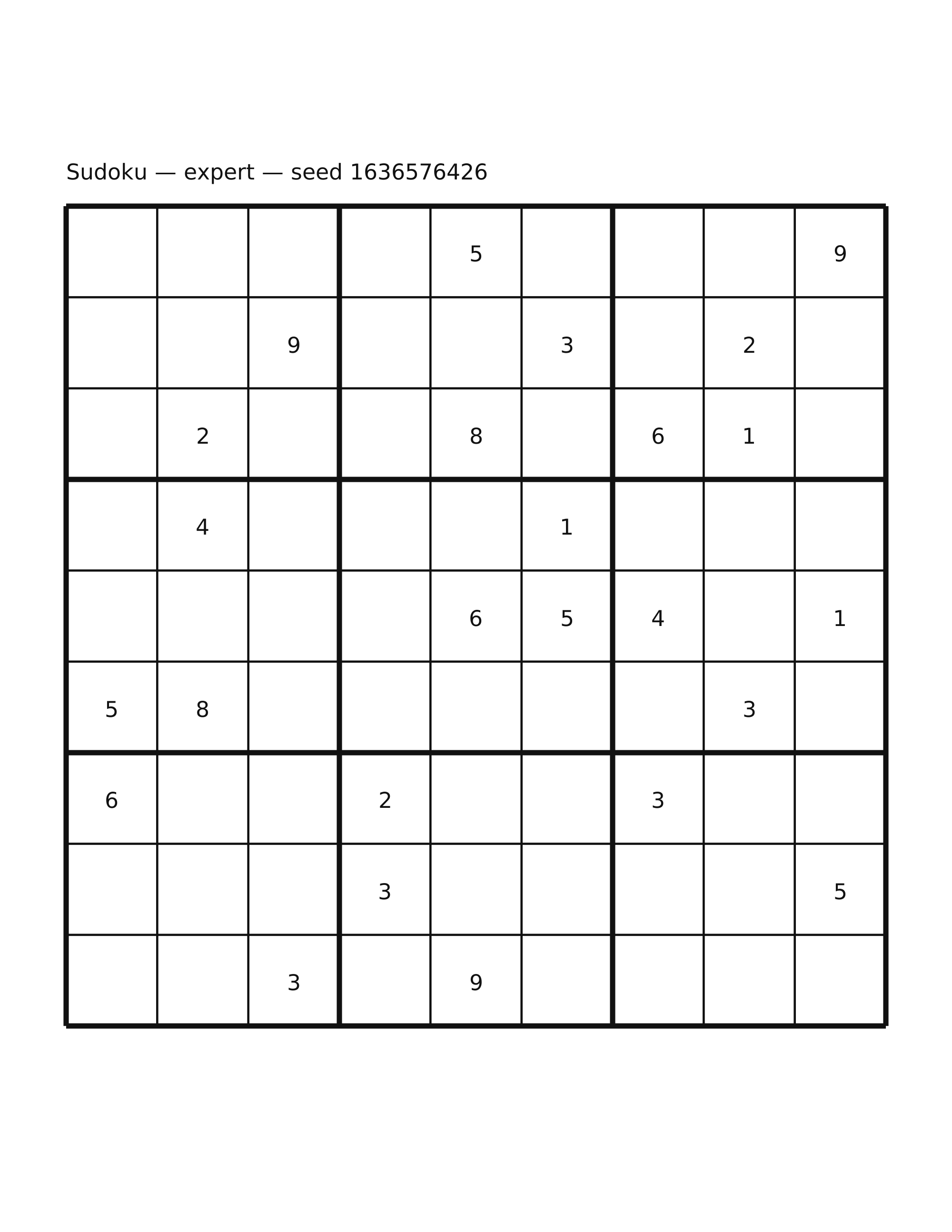 Sudoku — expert #4