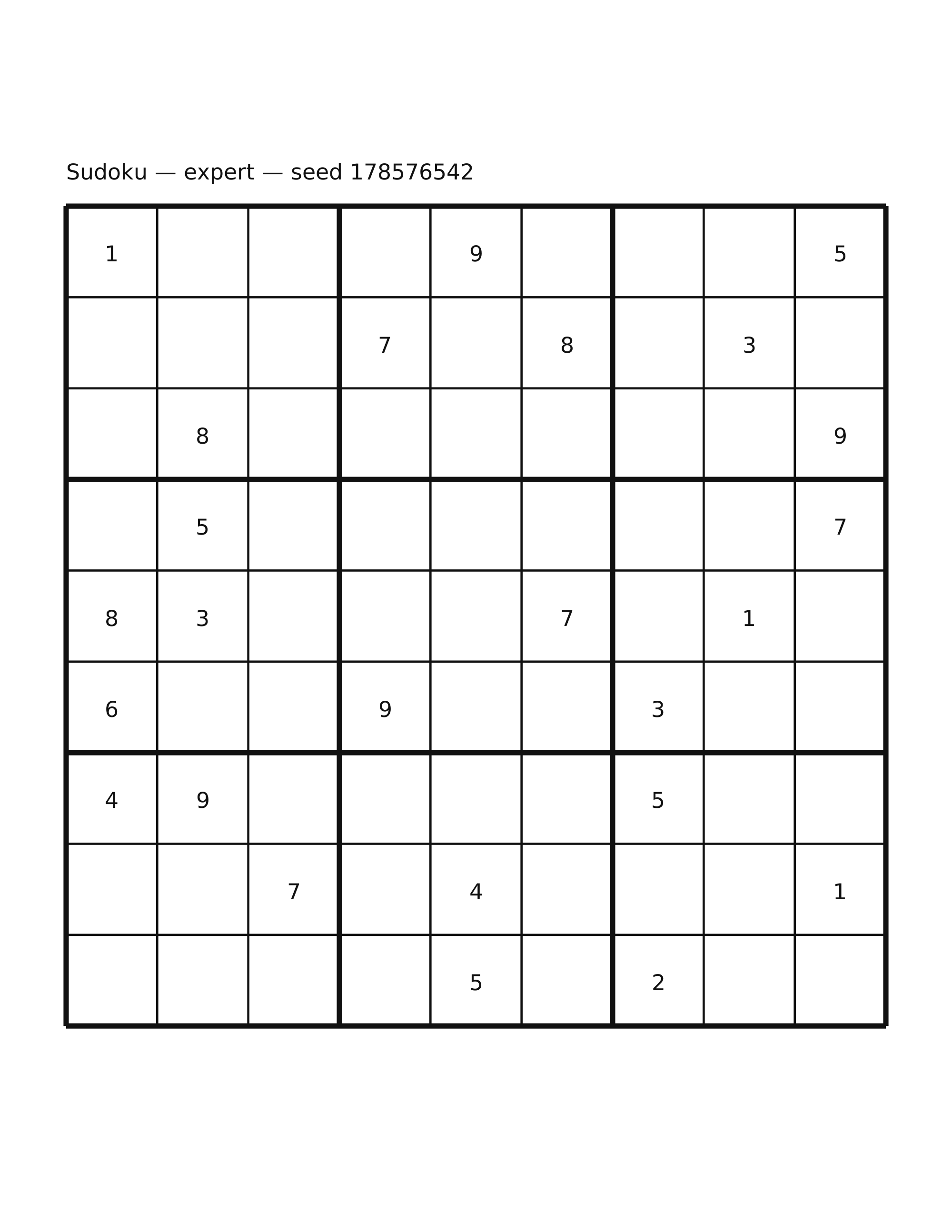 Sudoku — expert #34