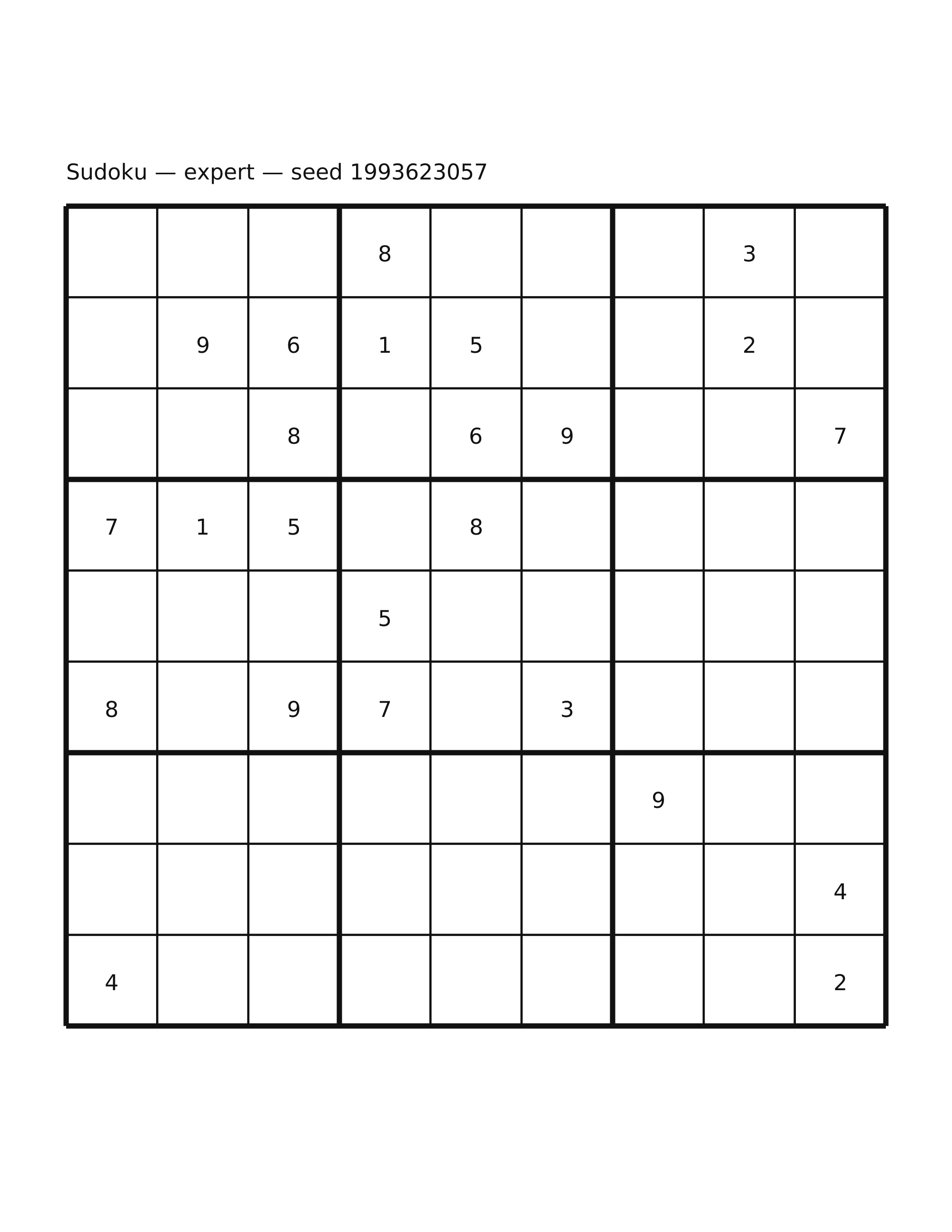 Sudoku — expert #35