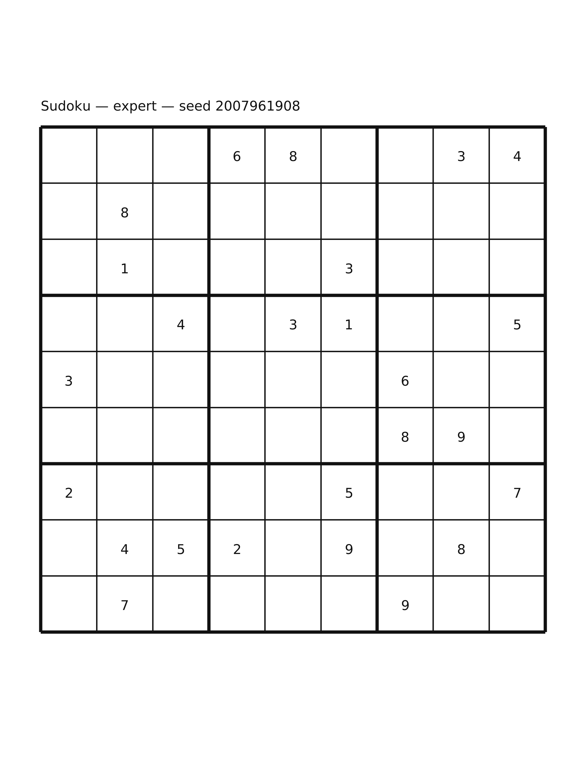 Sudoku — expert #22