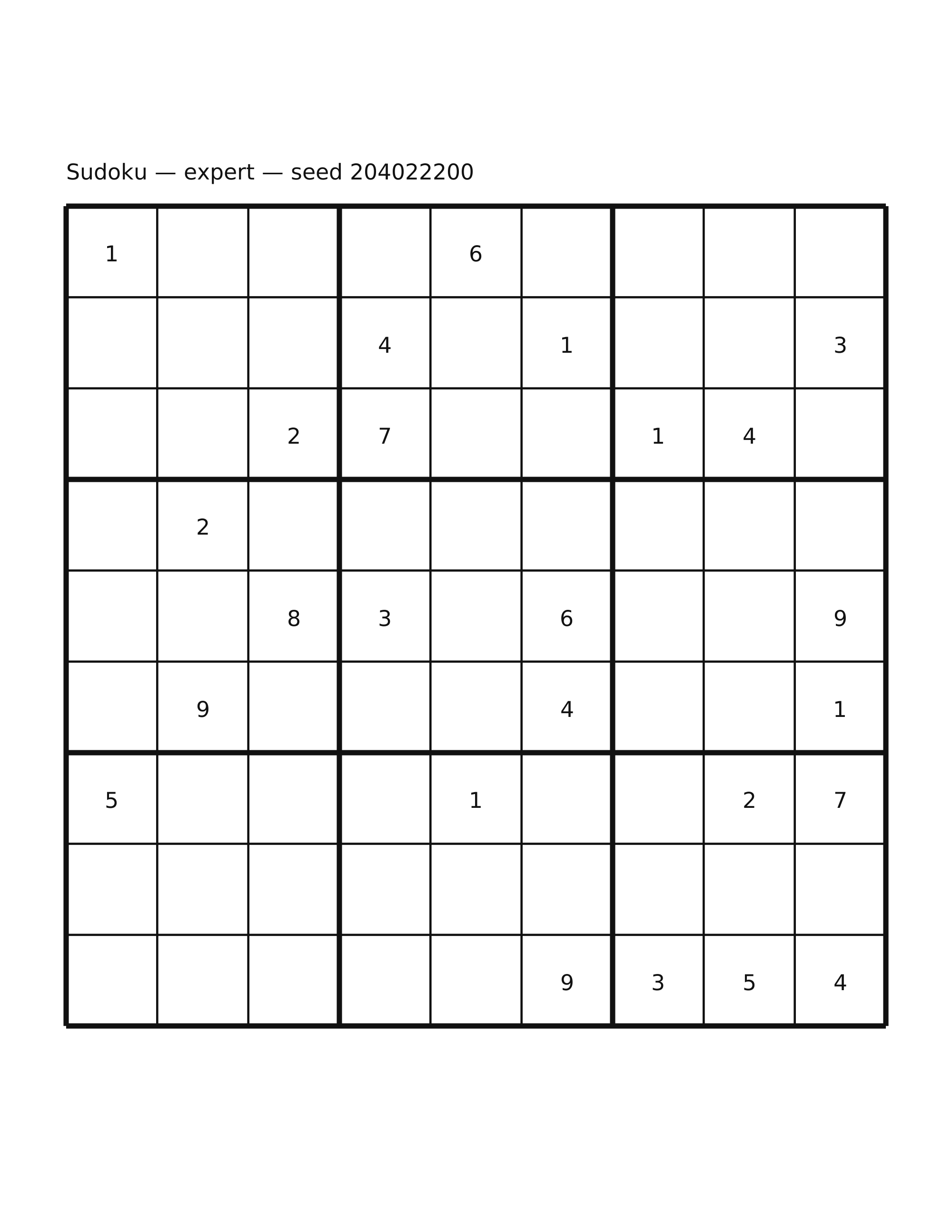 Sudoku — expert #49