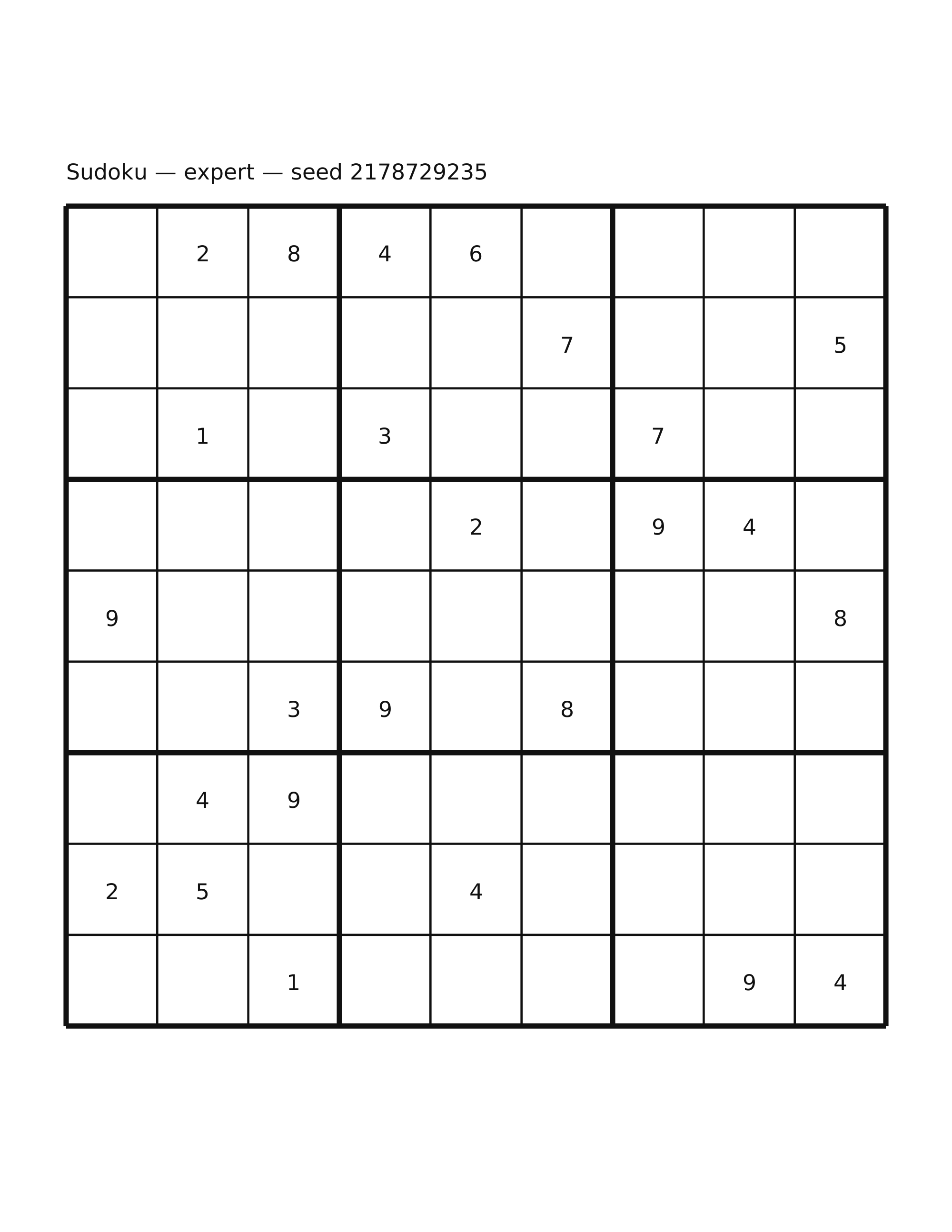 Sudoku — expert #63