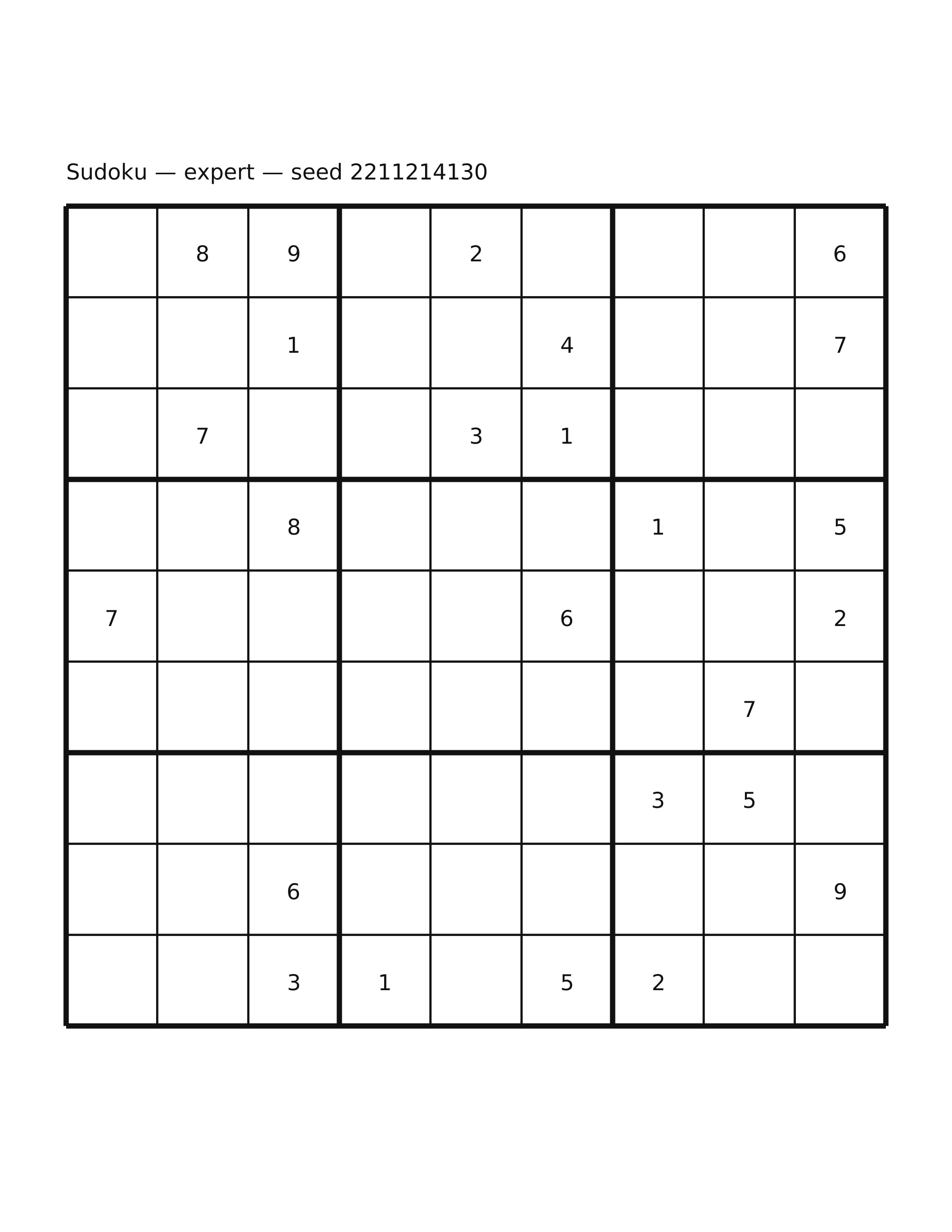 Sudoku — expert #45