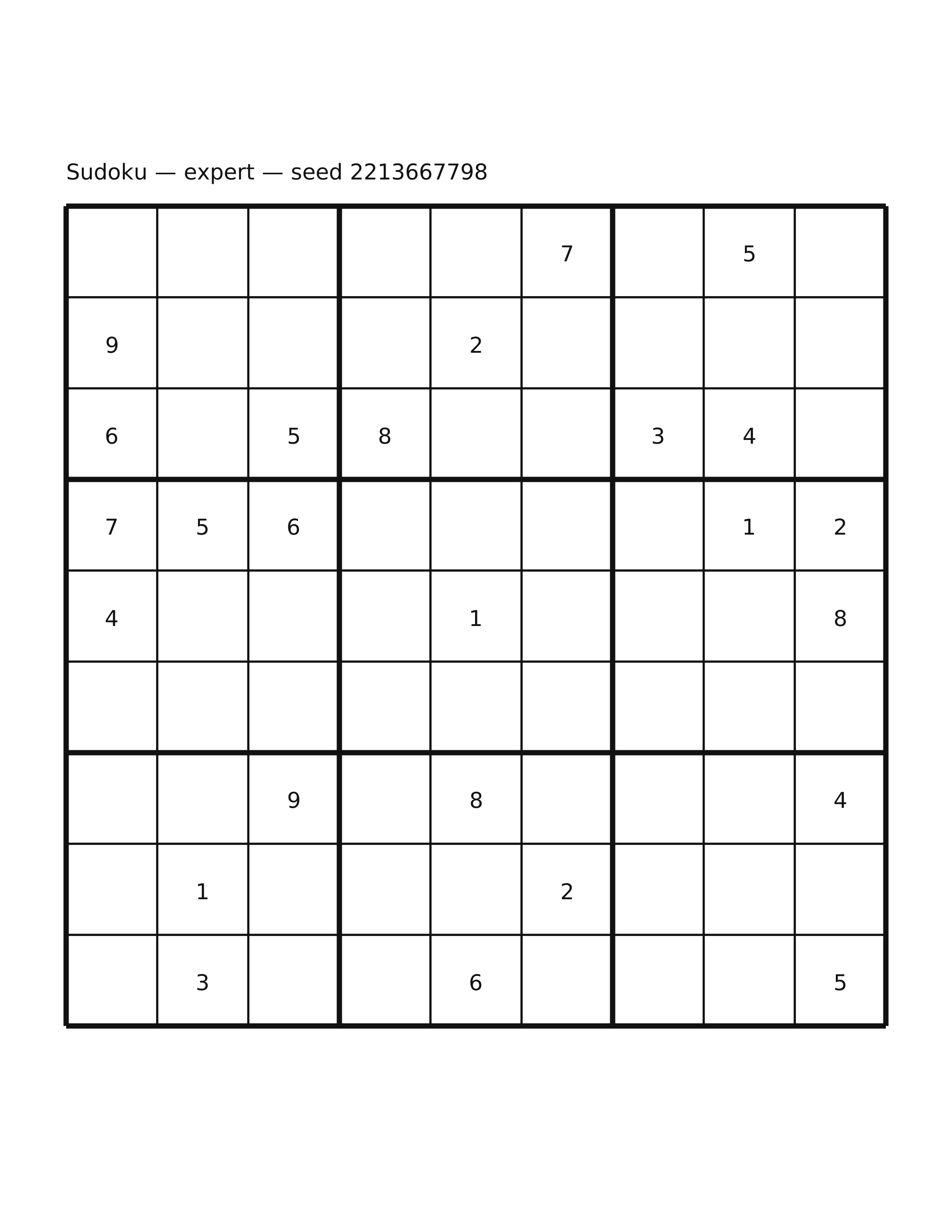 Sudoku — expert #41