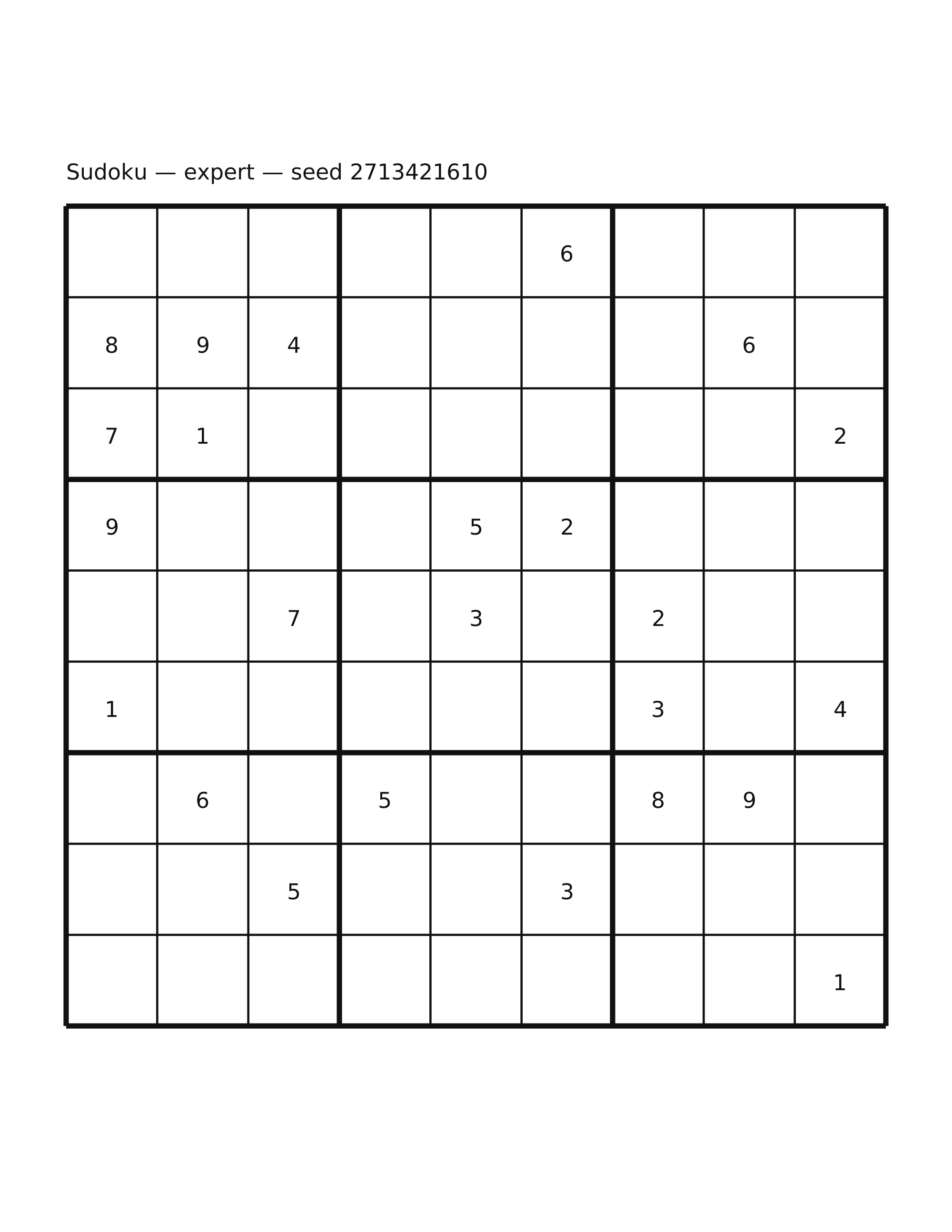 Sudoku — expert #57