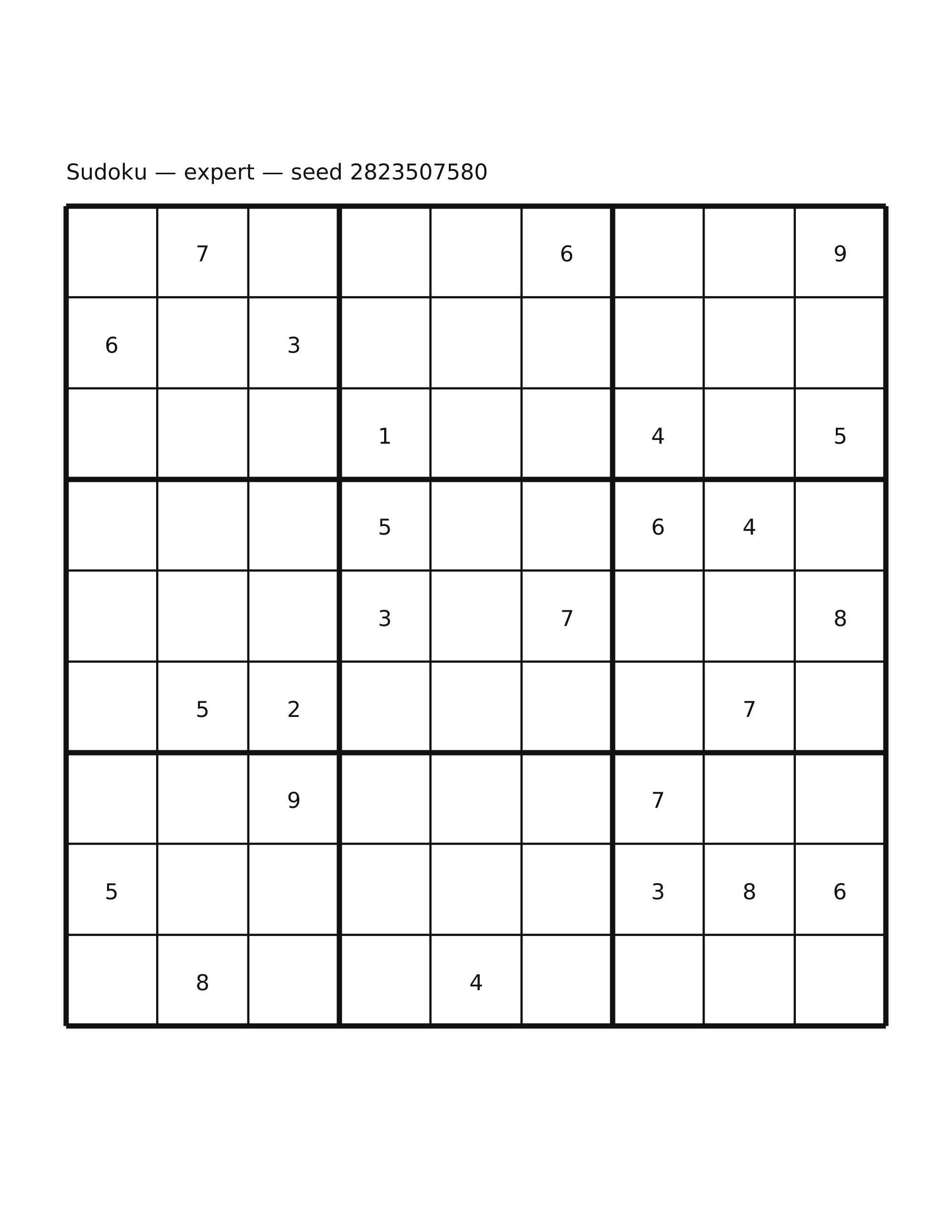 Sudoku — expert #46