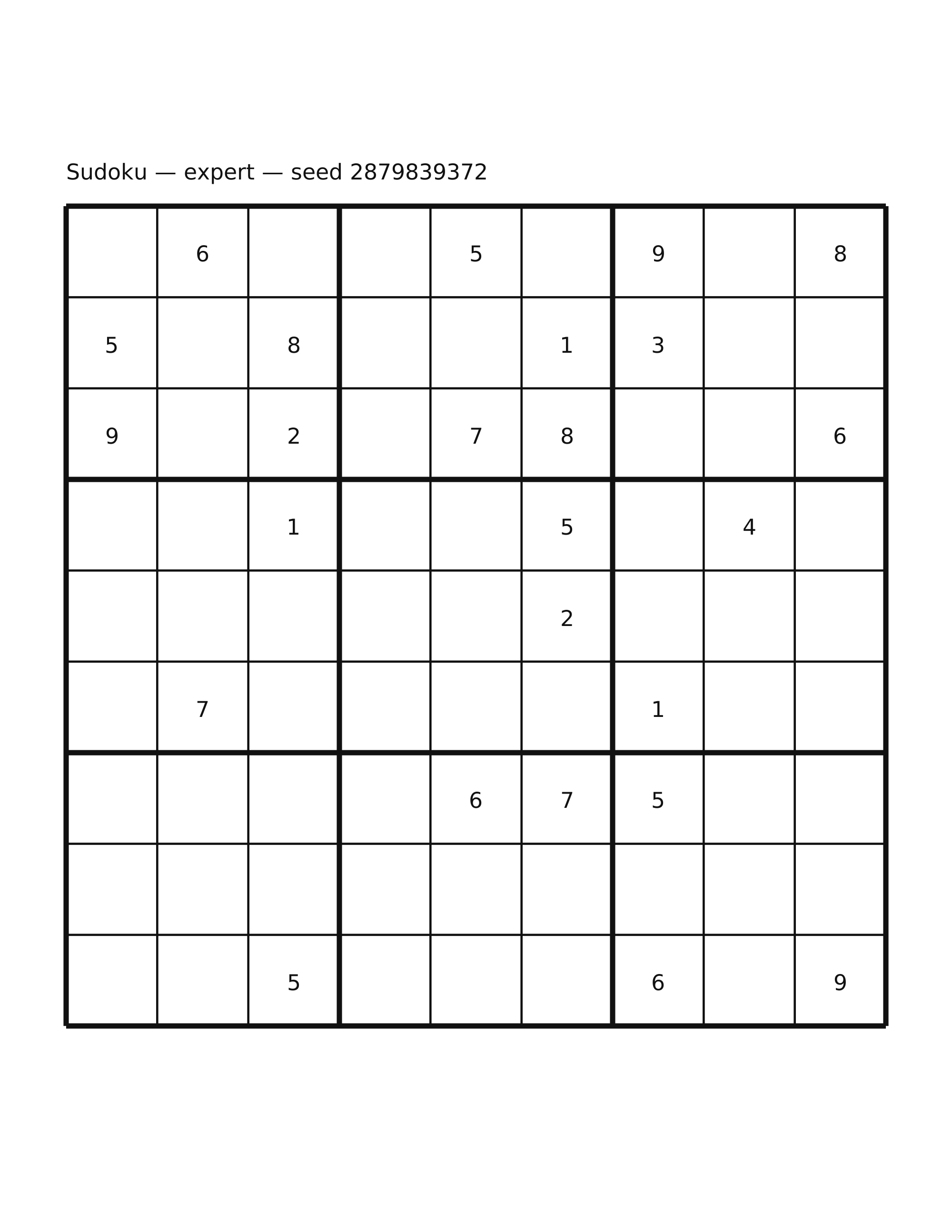 Sudoku — expert #11