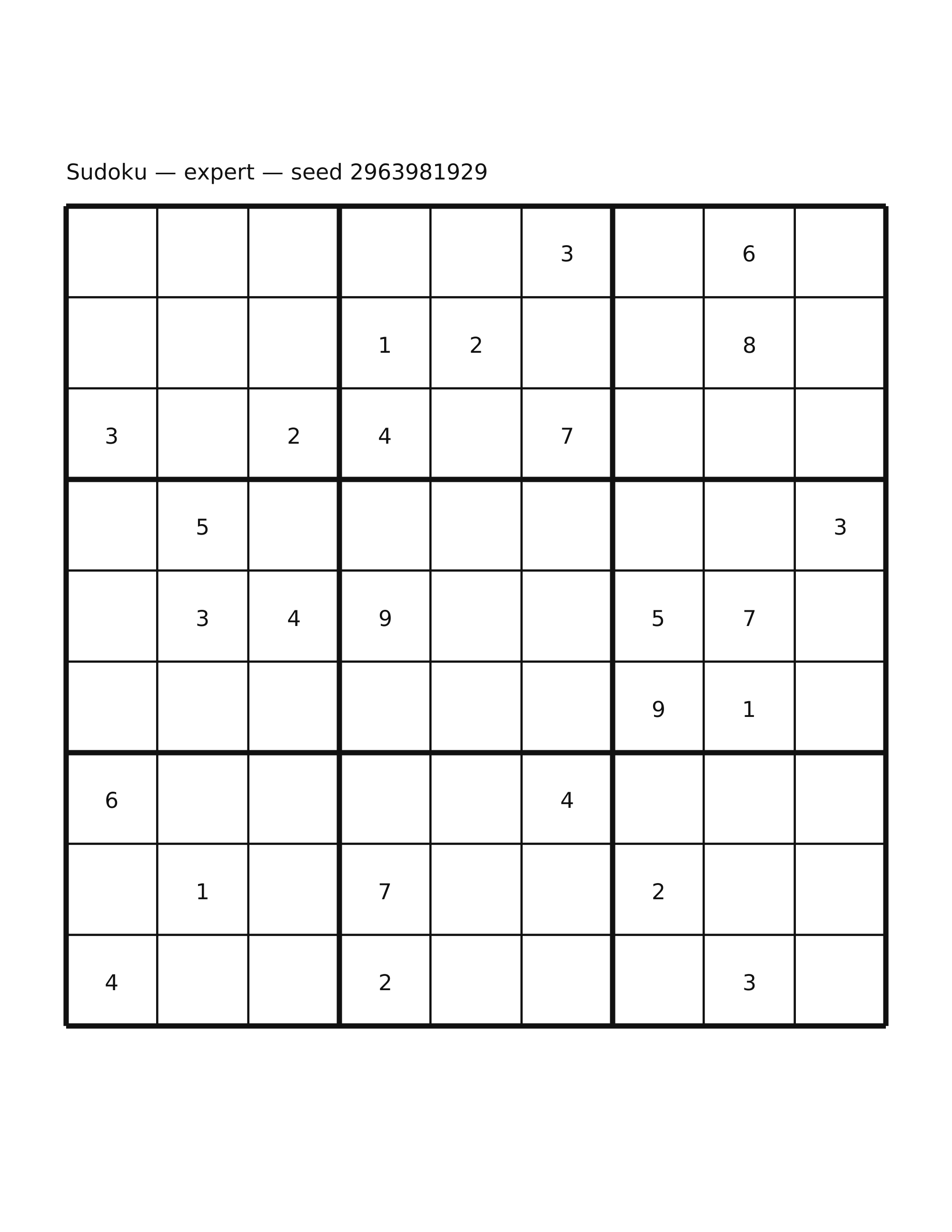 Sudoku — expert #42