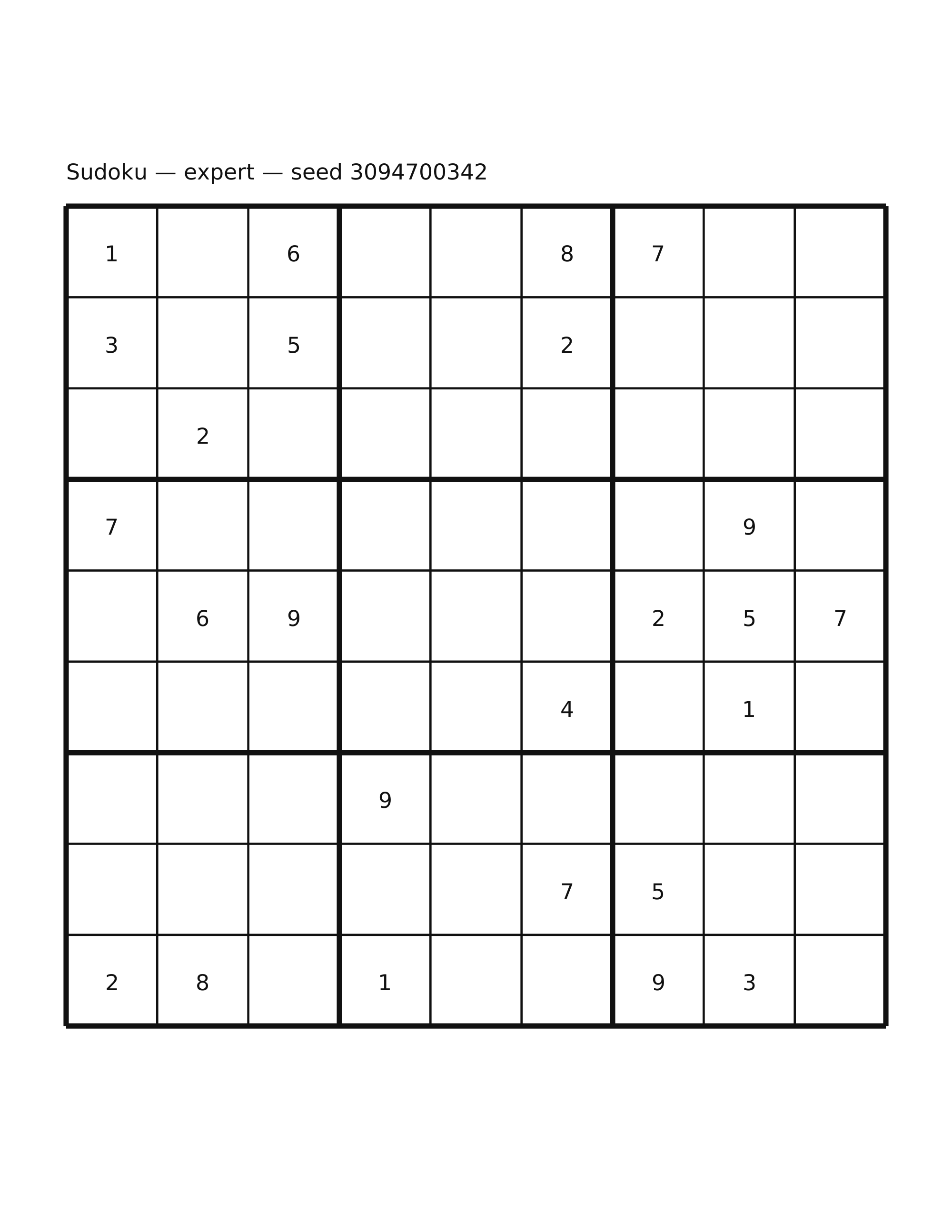 Sudoku — expert #36