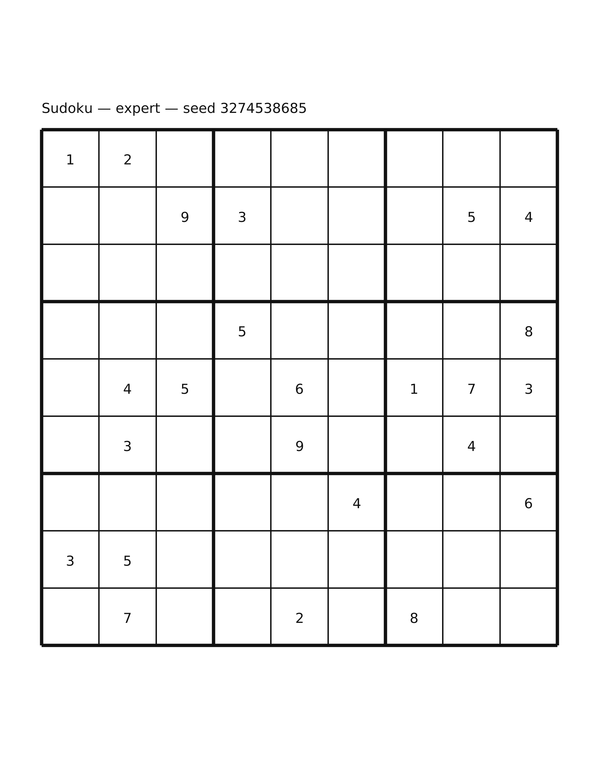 Sudoku — expert #63