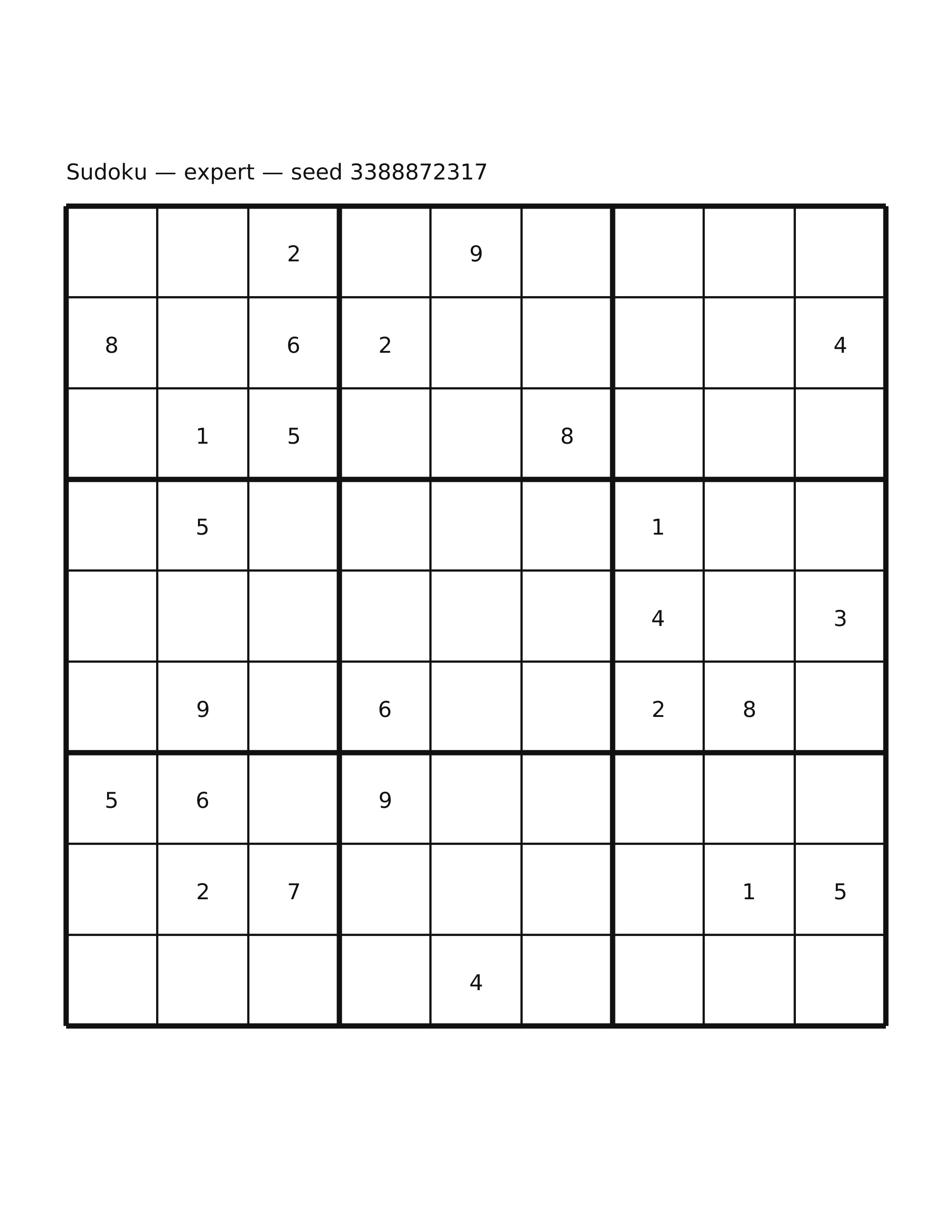 Sudoku — expert #22
