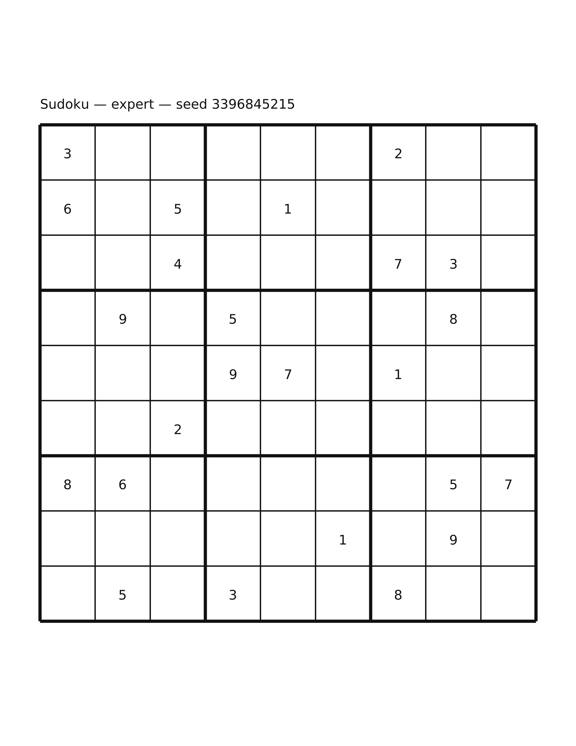Sudoku — expert #39