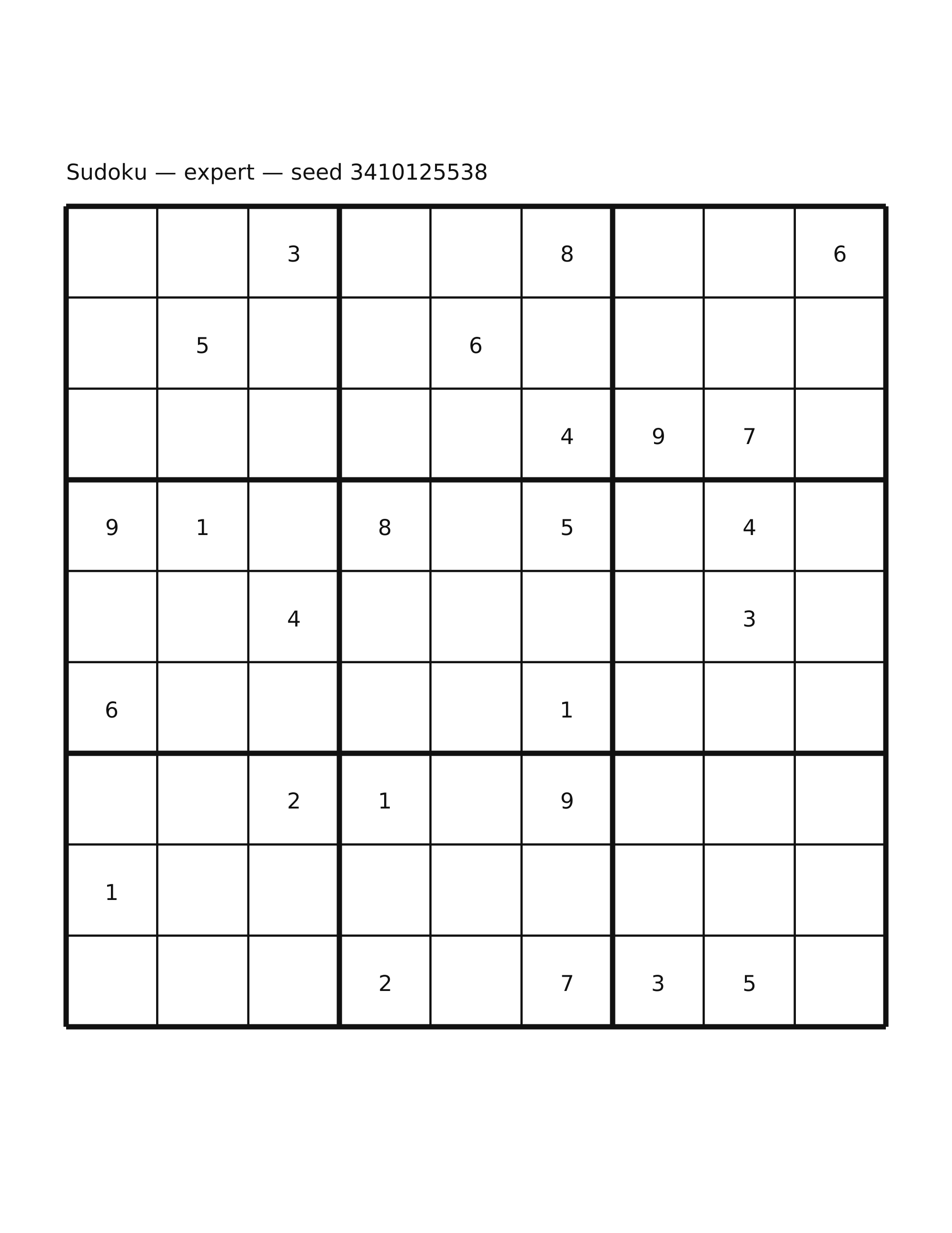 Sudoku — expert #40