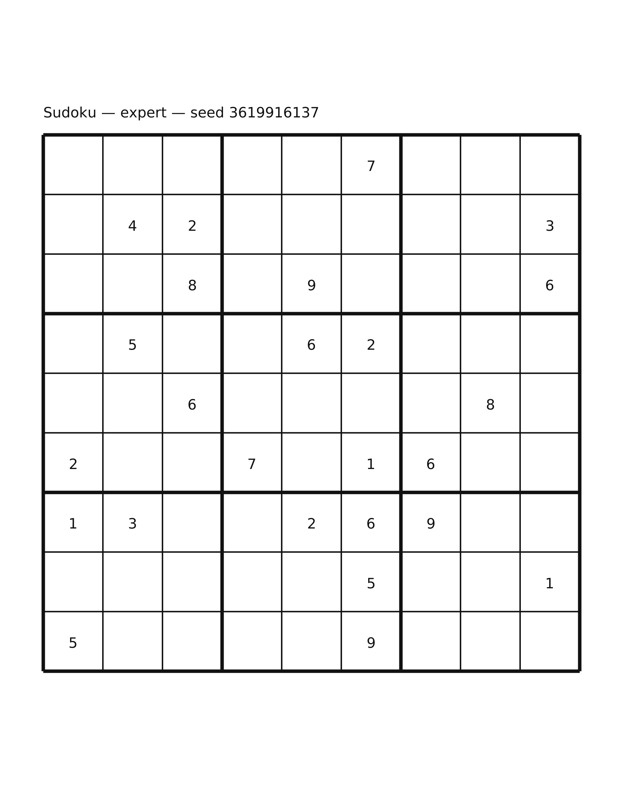 Sudoku — expert #21