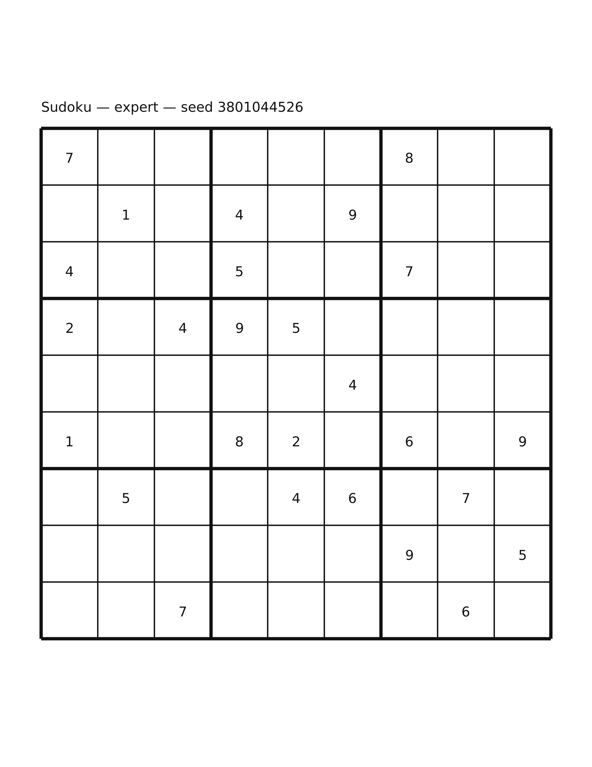 Sudoku — expert #56