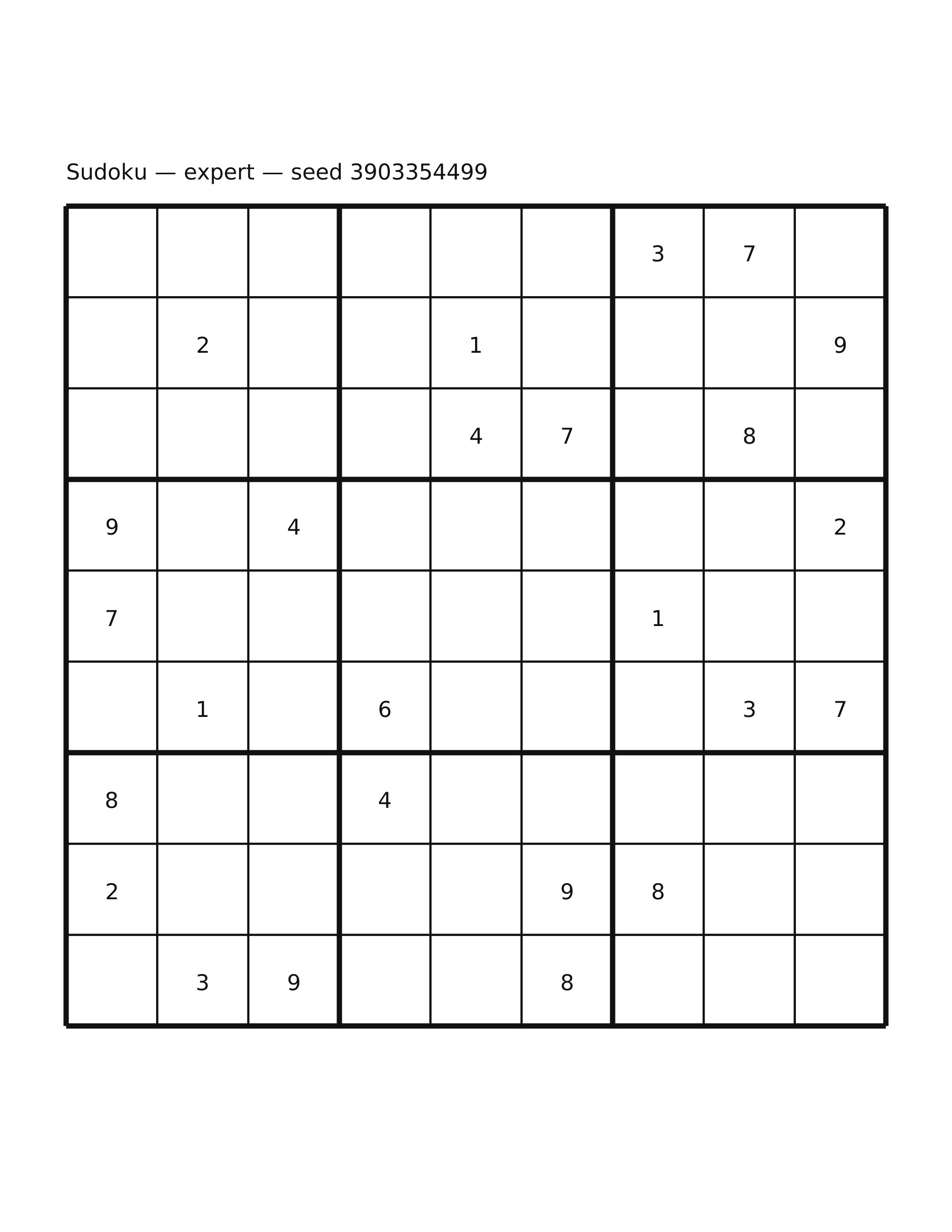 Sudoku — expert #56