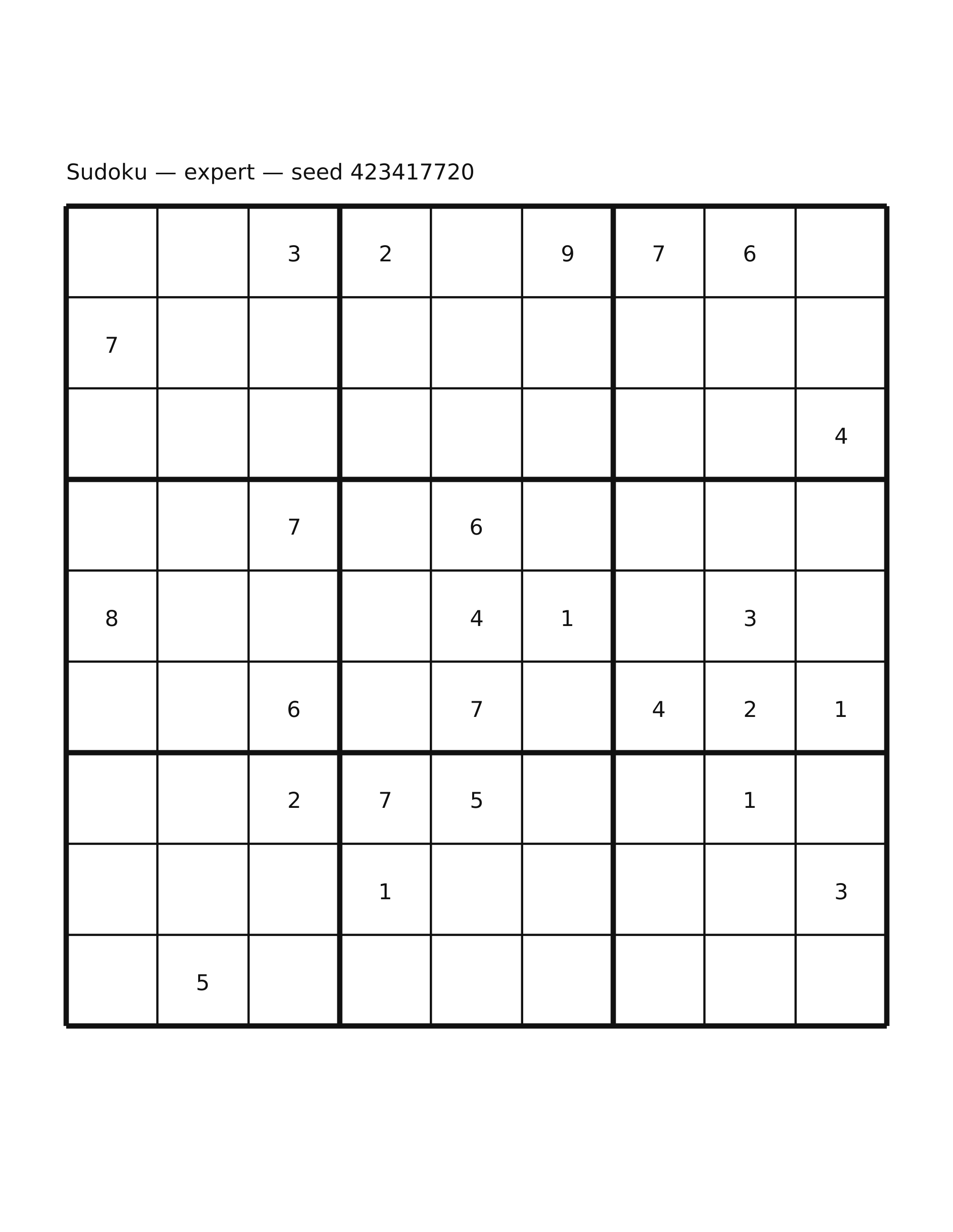 Sudoku — expert #42