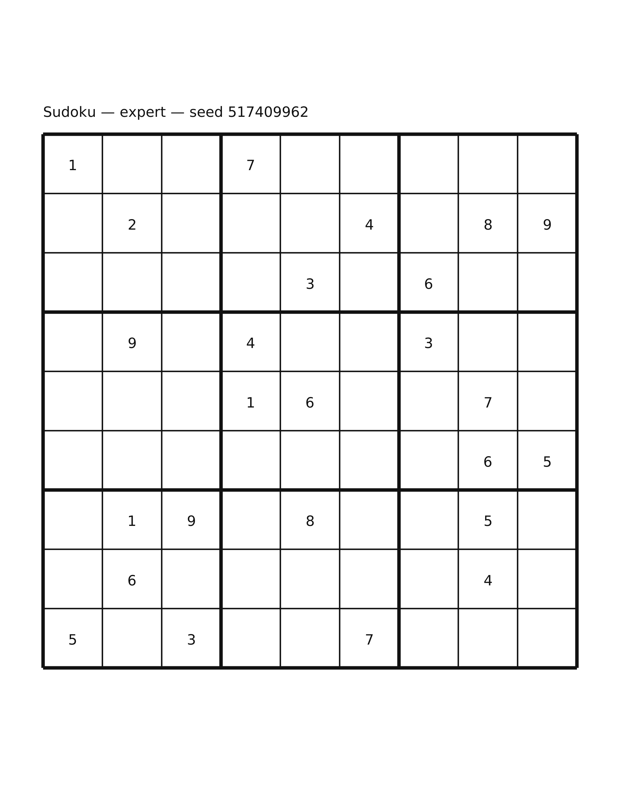 Sudoku — expert #32