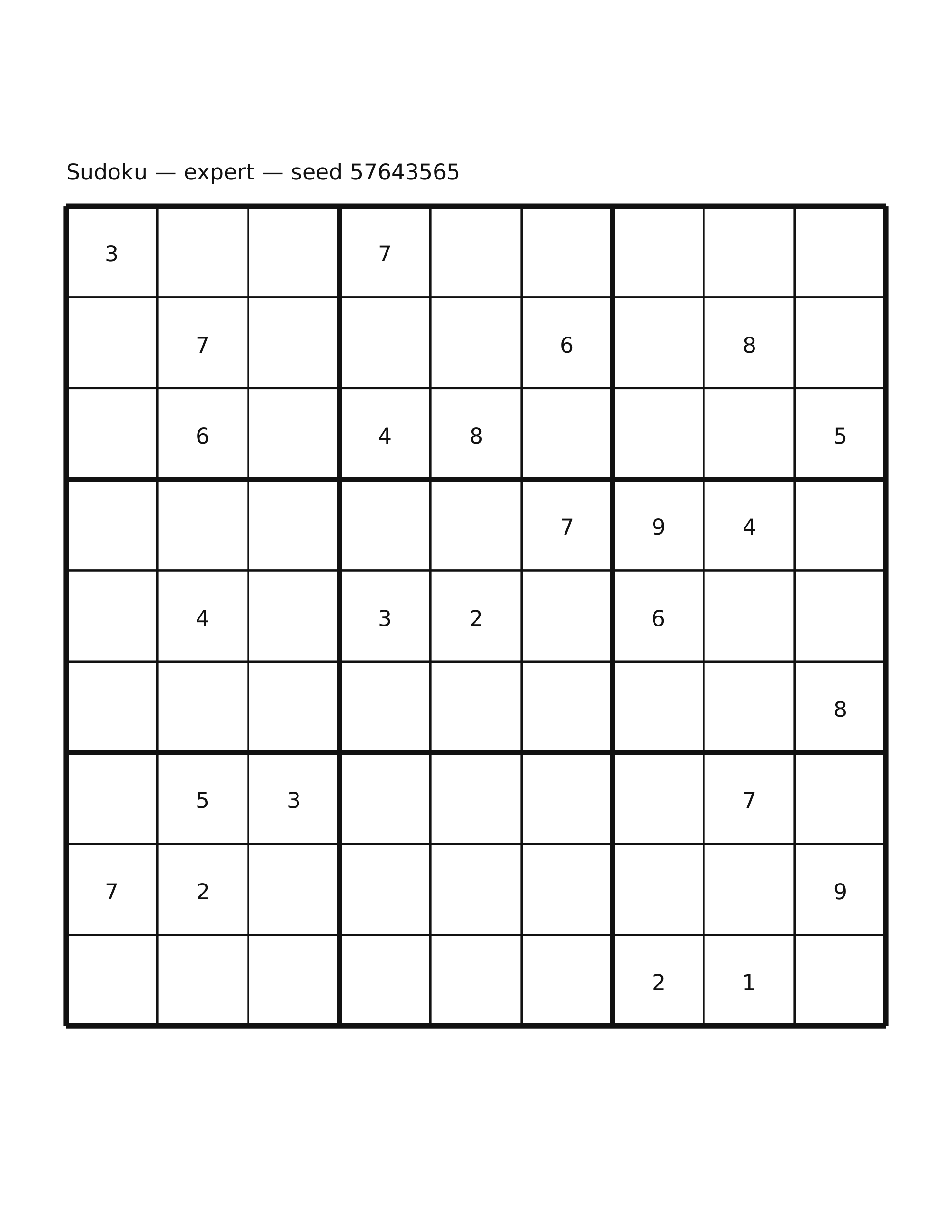 Sudoku — expert #41