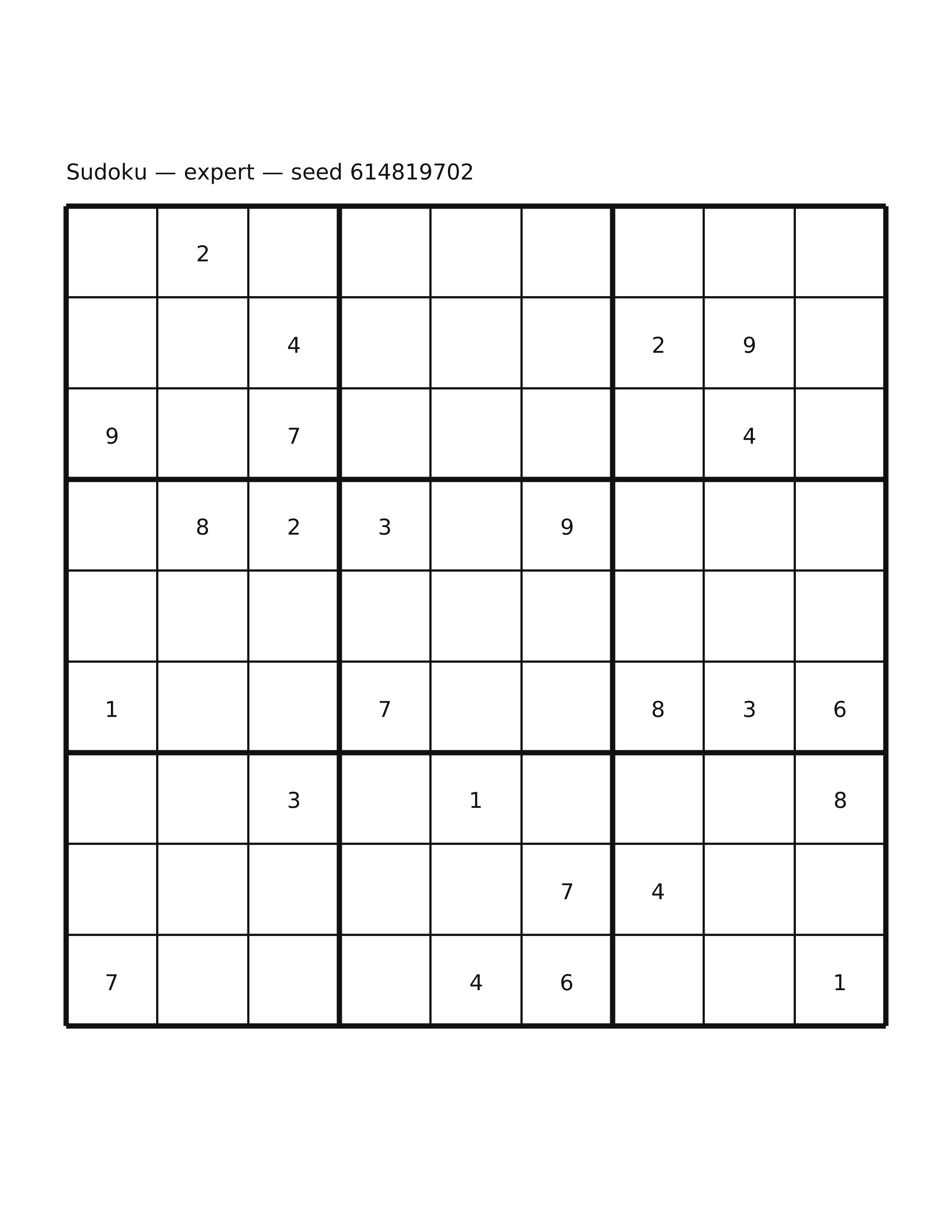 Sudoku — expert #24