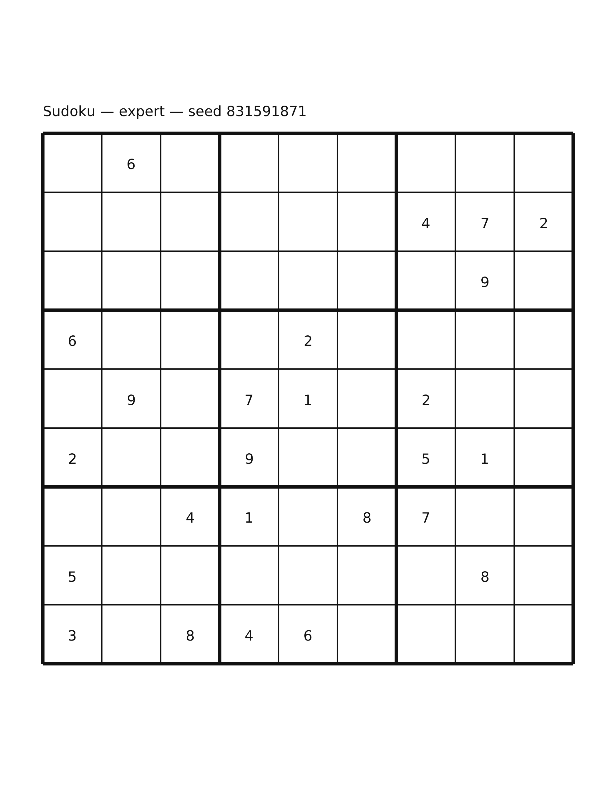 Sudoku — expert #23