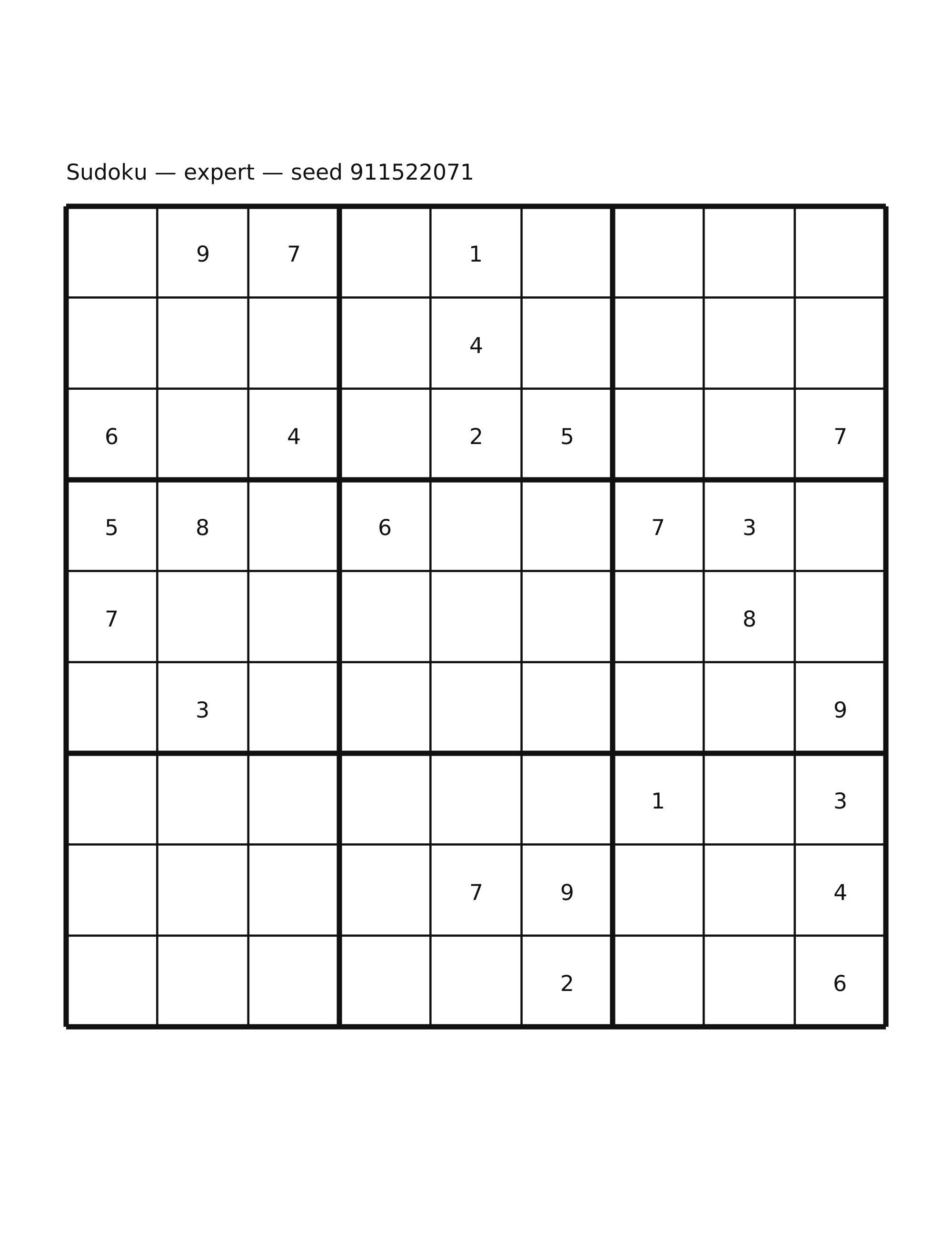 Sudoku — expert #28