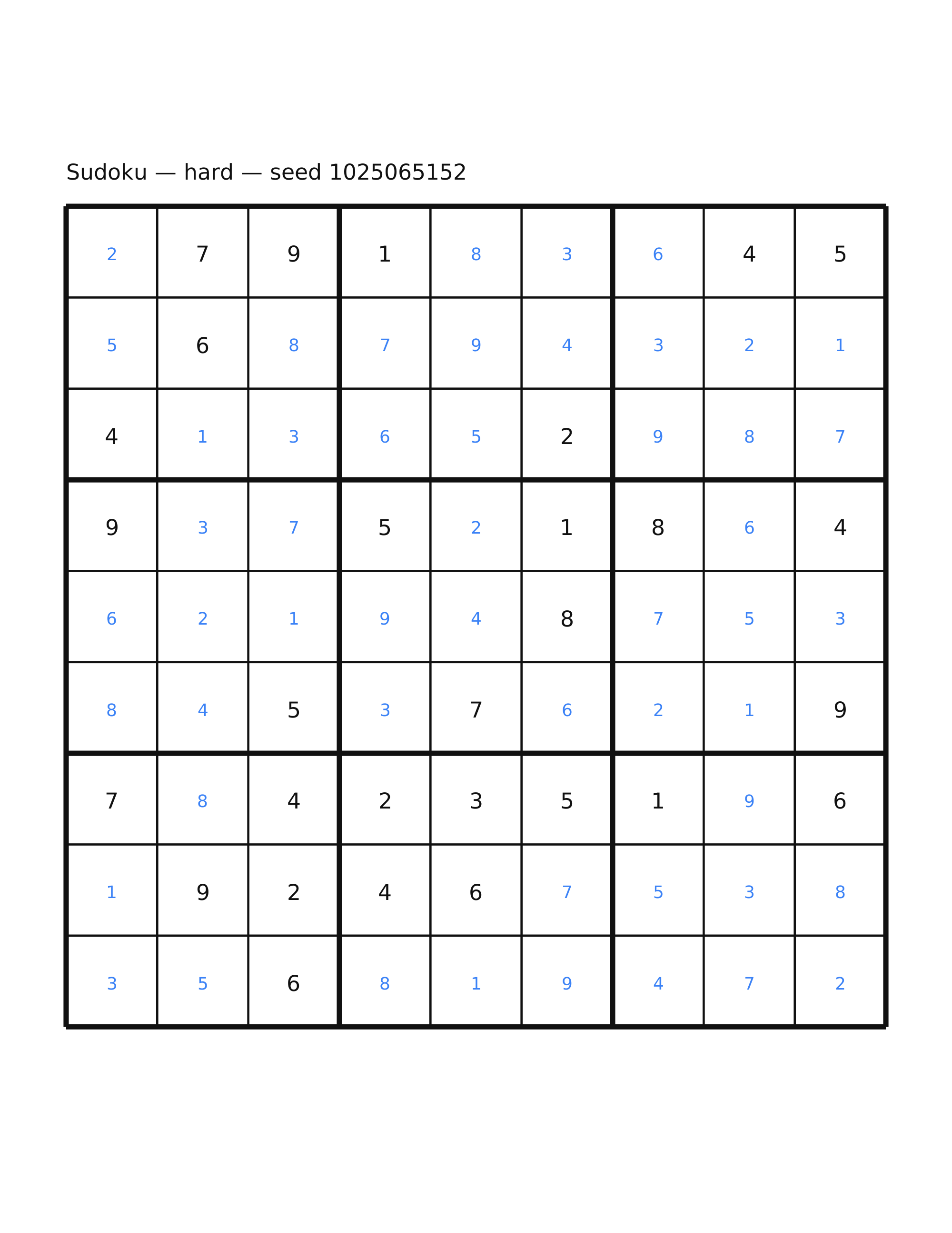 Sudoku — hard #48 — solution