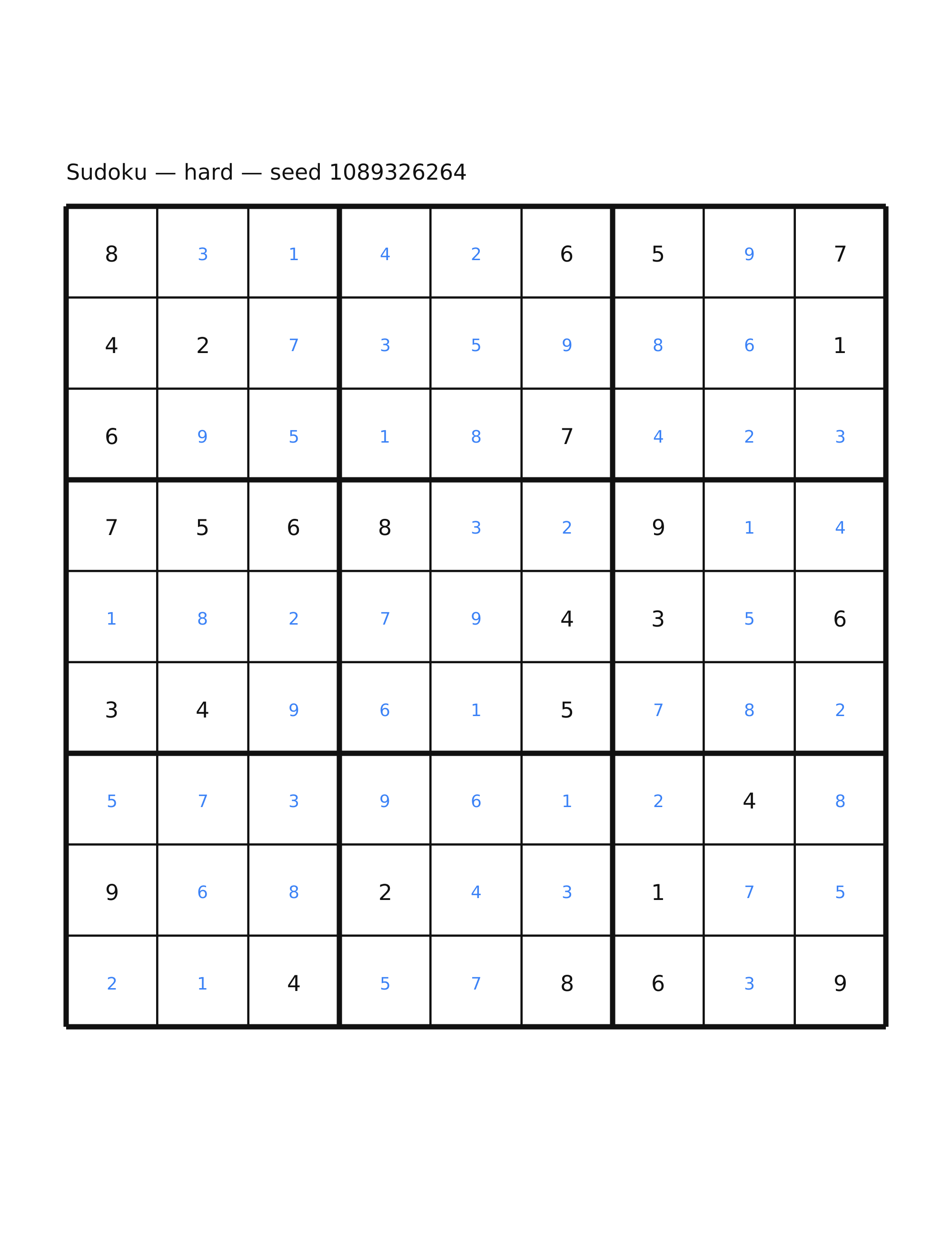 Sudoku — hard #57 — solution
