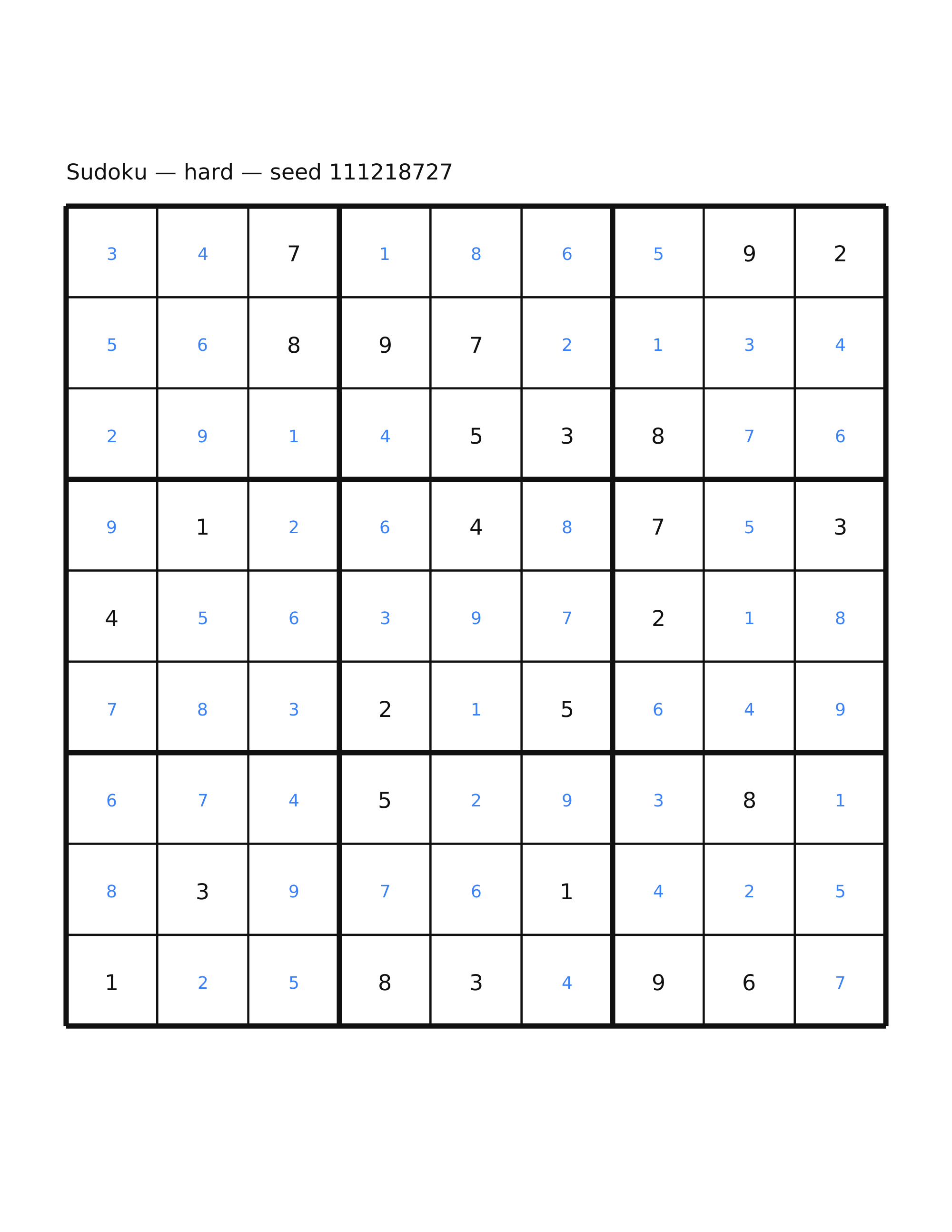 Sudoku — hard #48 — solution