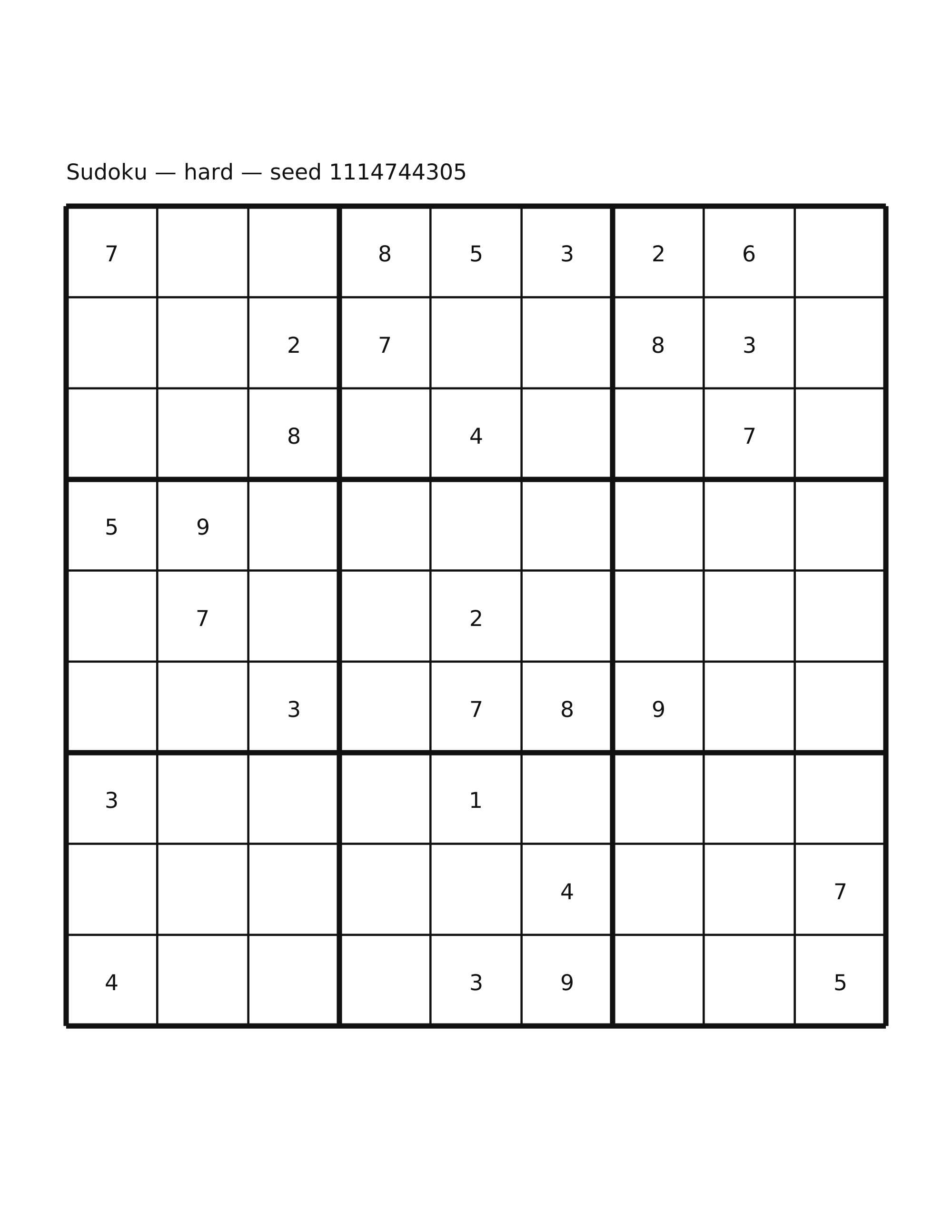 Sudoku — hard #60