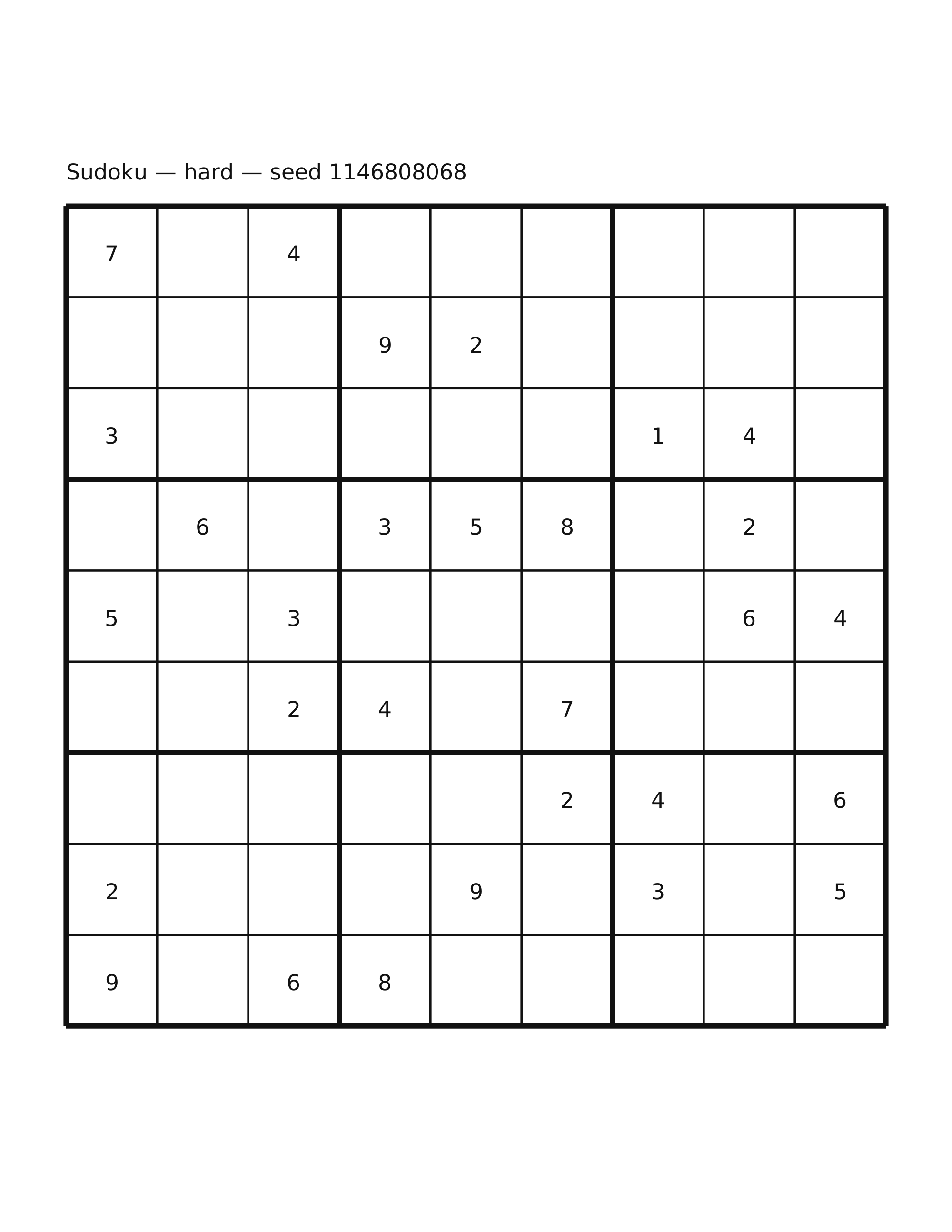 Sudoku — hard #35