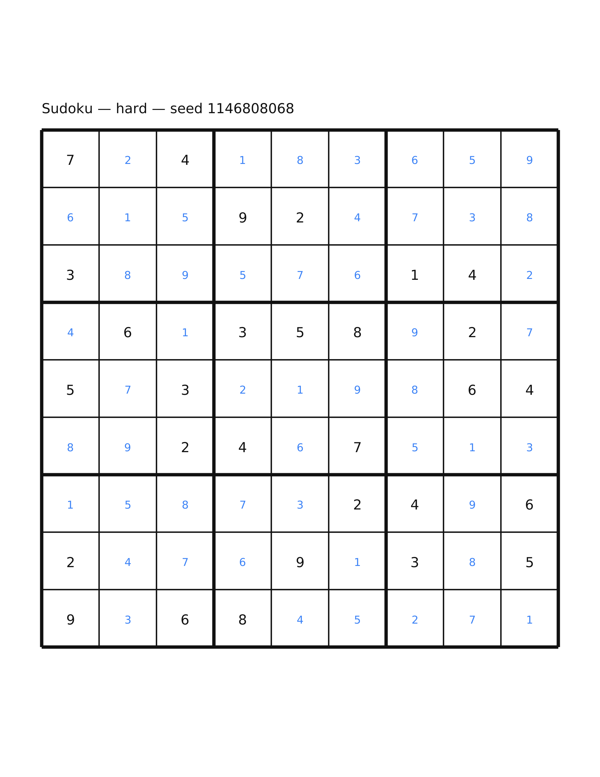 Sudoku — hard #35 — solution