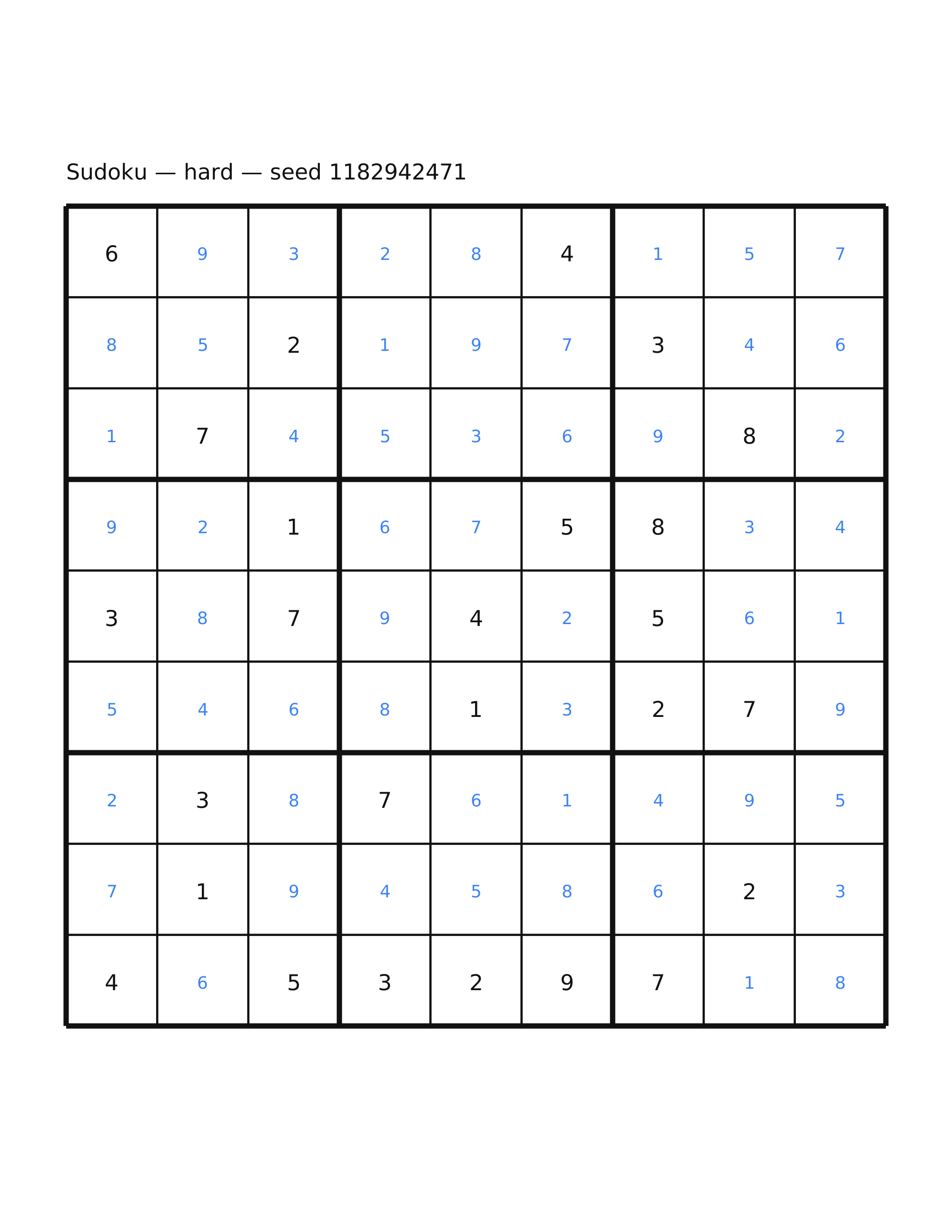 Sudoku — hard #38 — solution