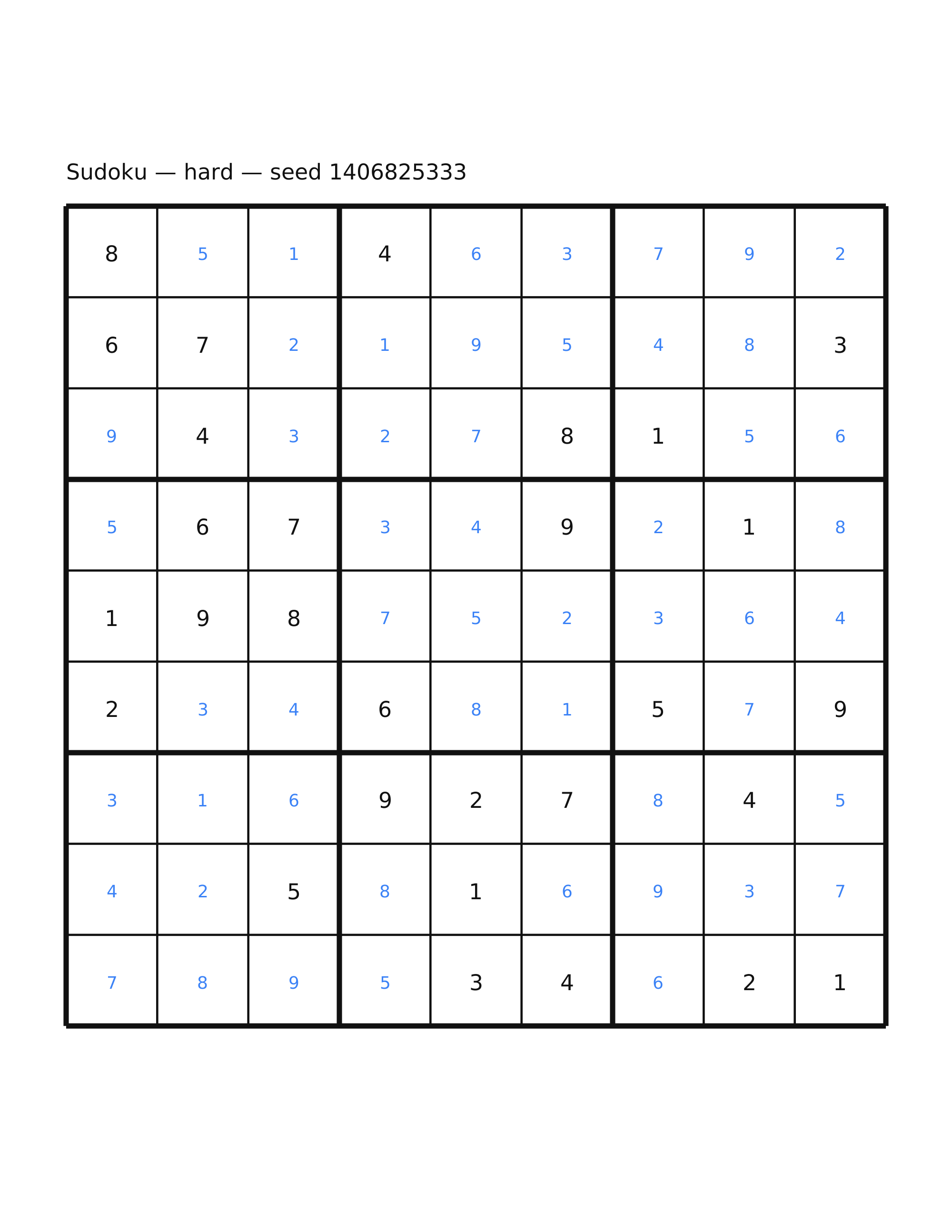 Sudoku — hard #44 — solution