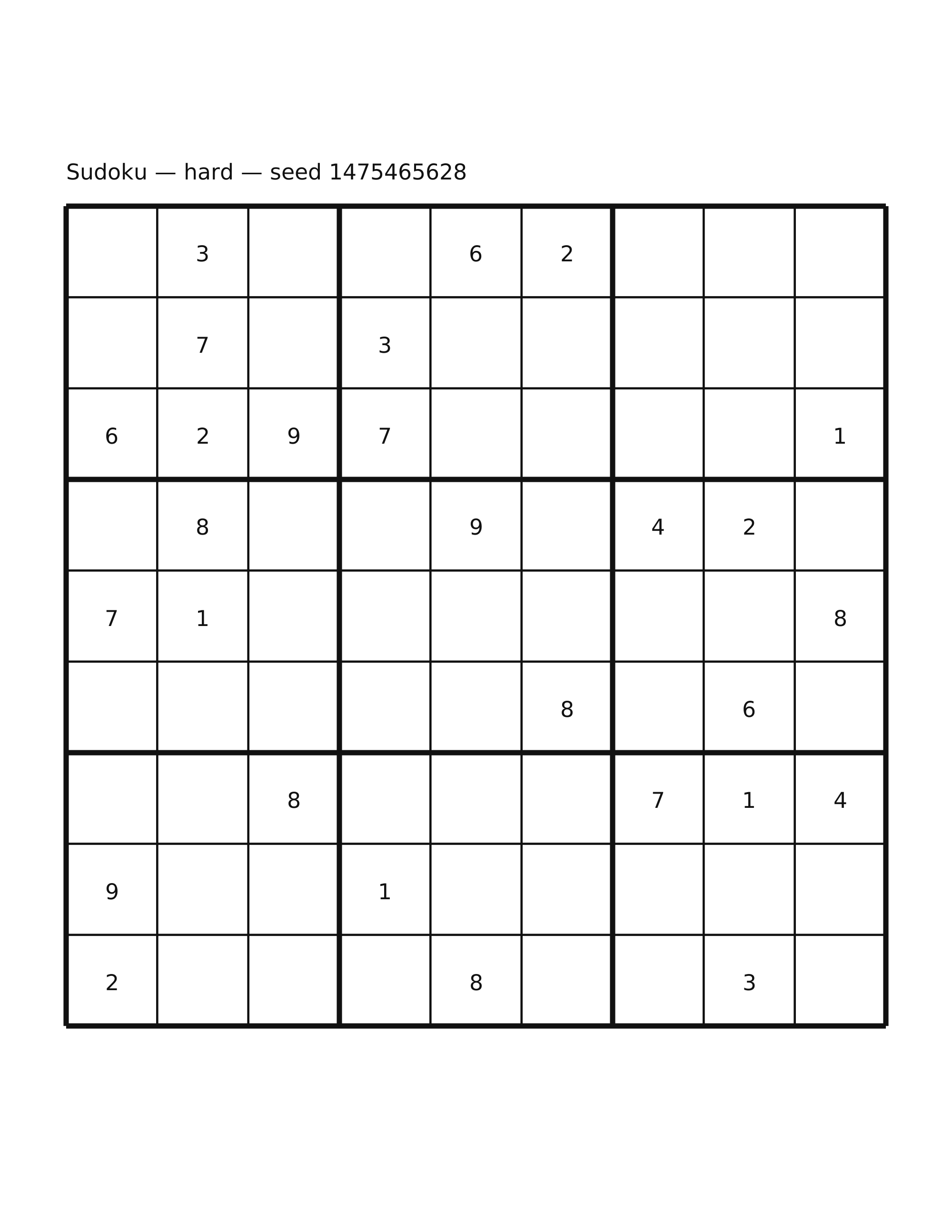 Sudoku — hard #59