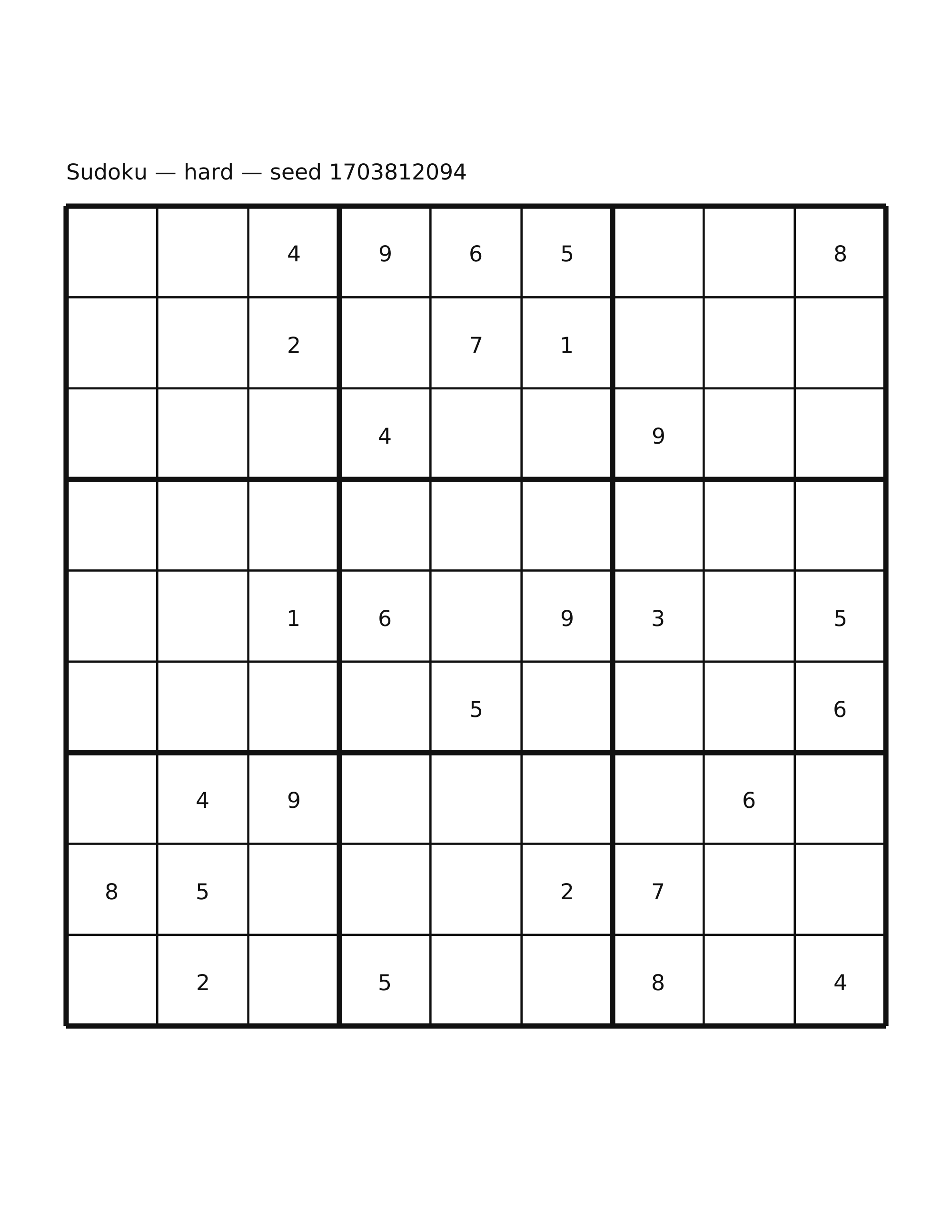 Sudoku — hard #13