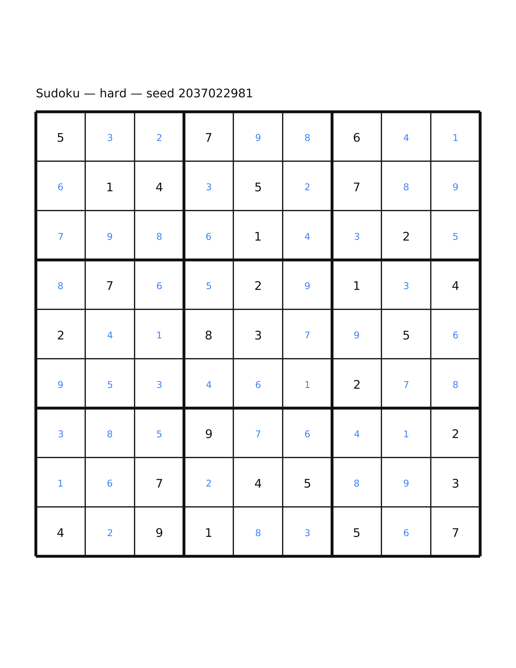 Sudoku — hard #41 — solution