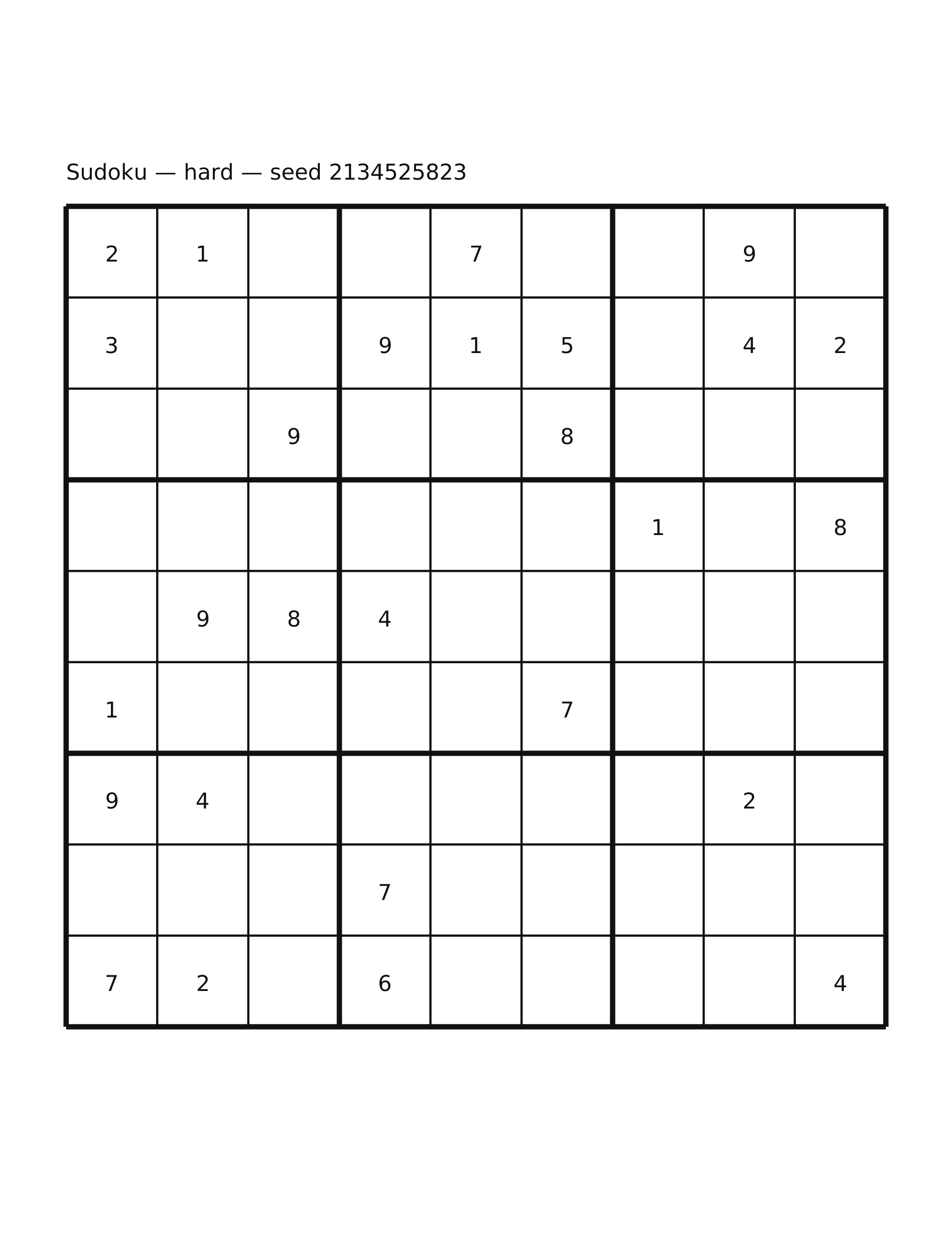 Sudoku — hard #59