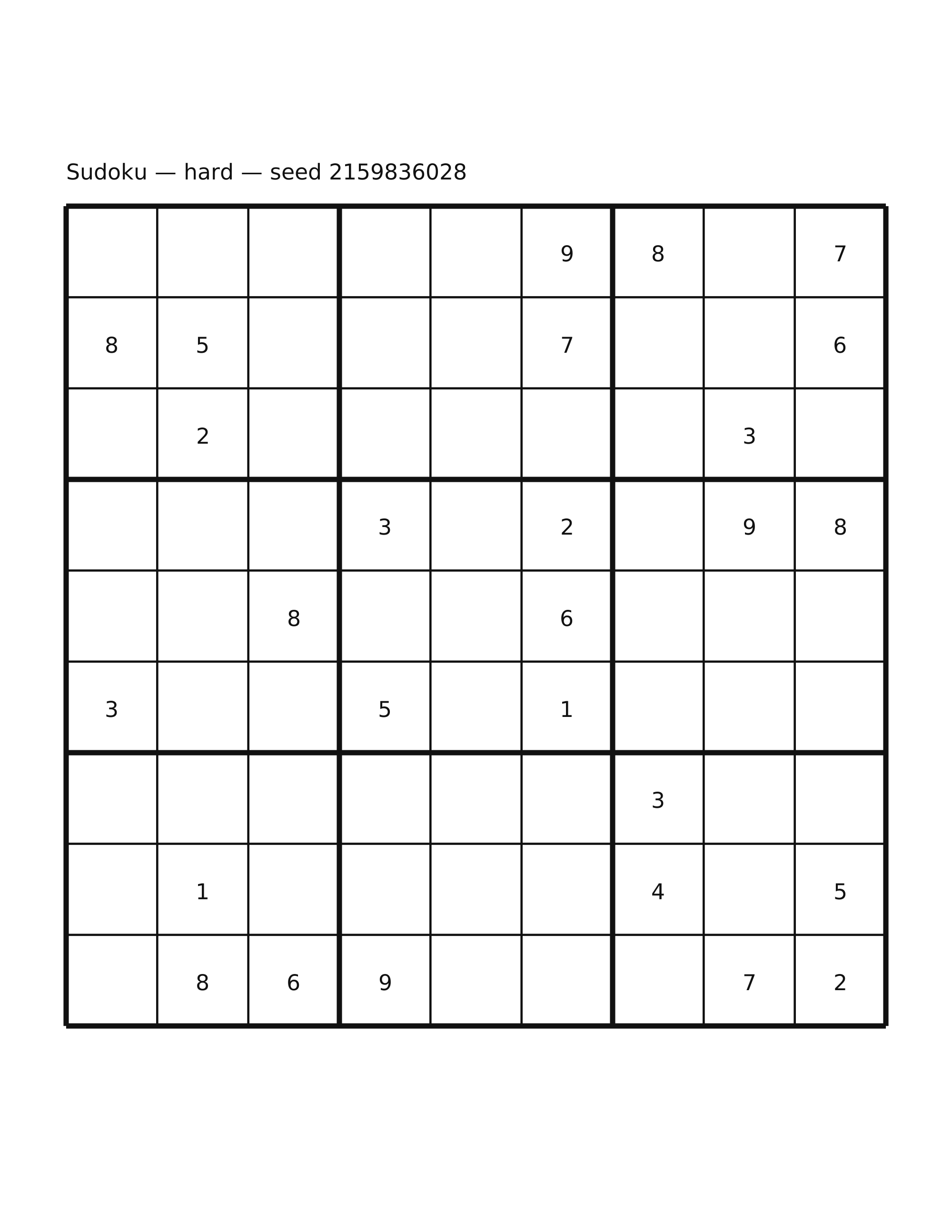 Sudoku — hard #17