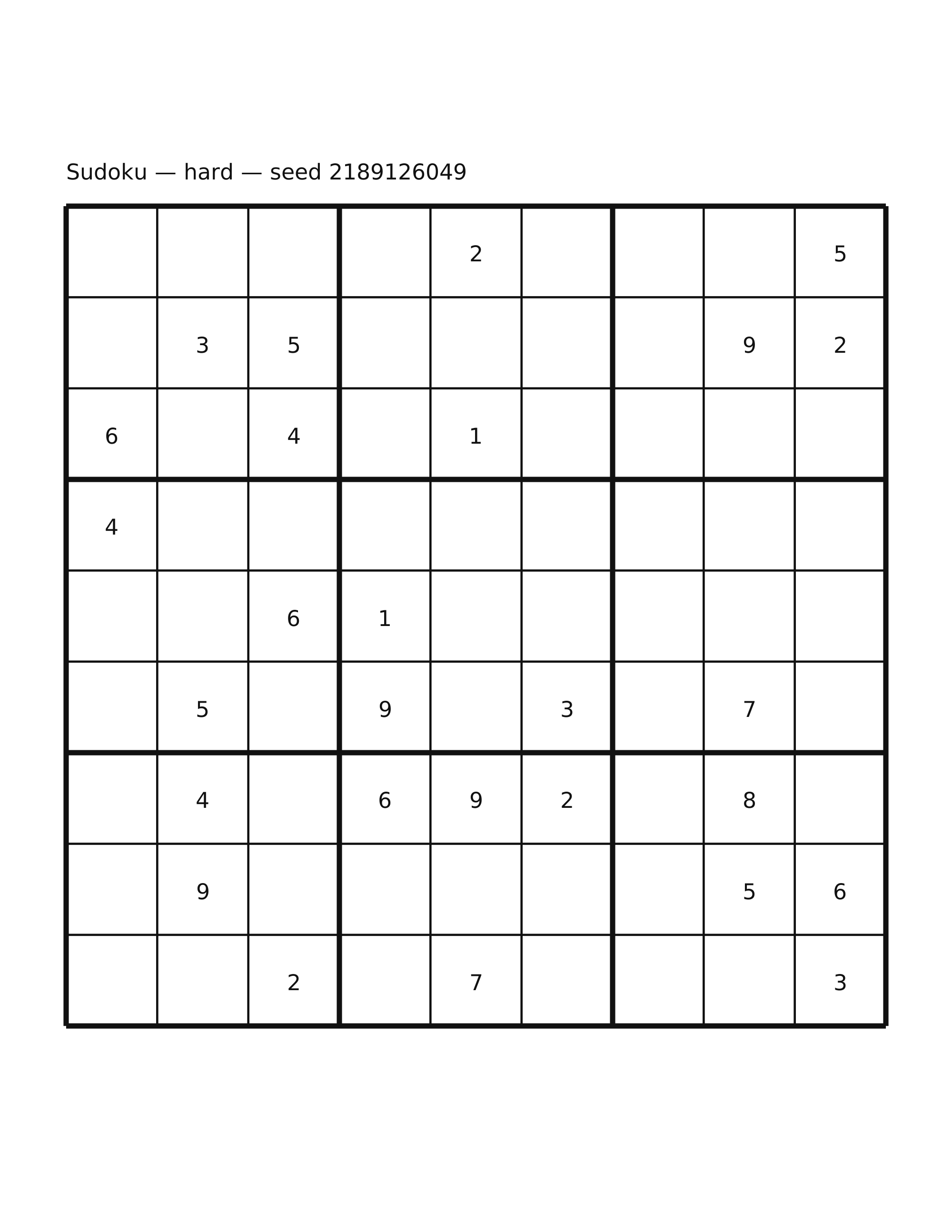 Sudoku — hard #60