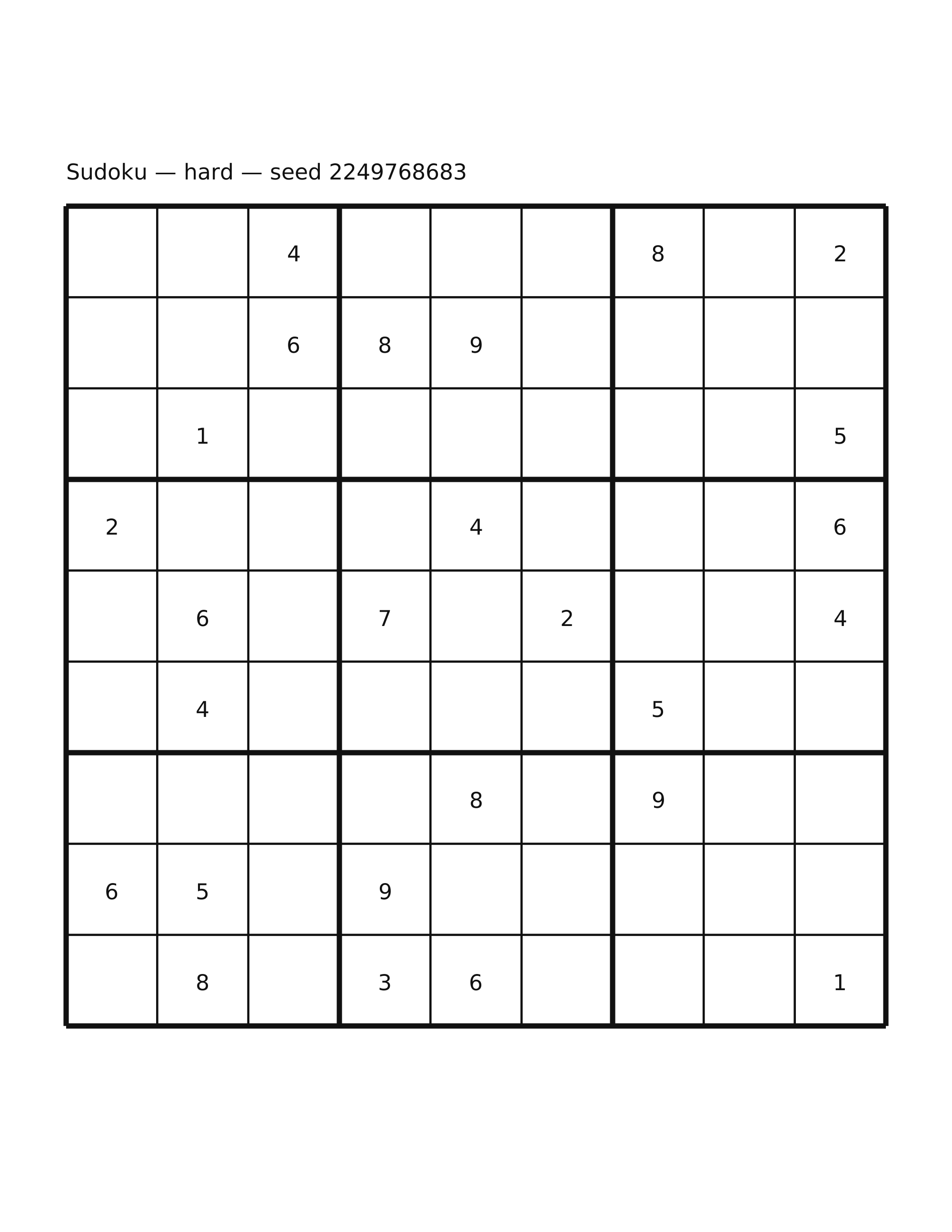 Sudoku — hard #49