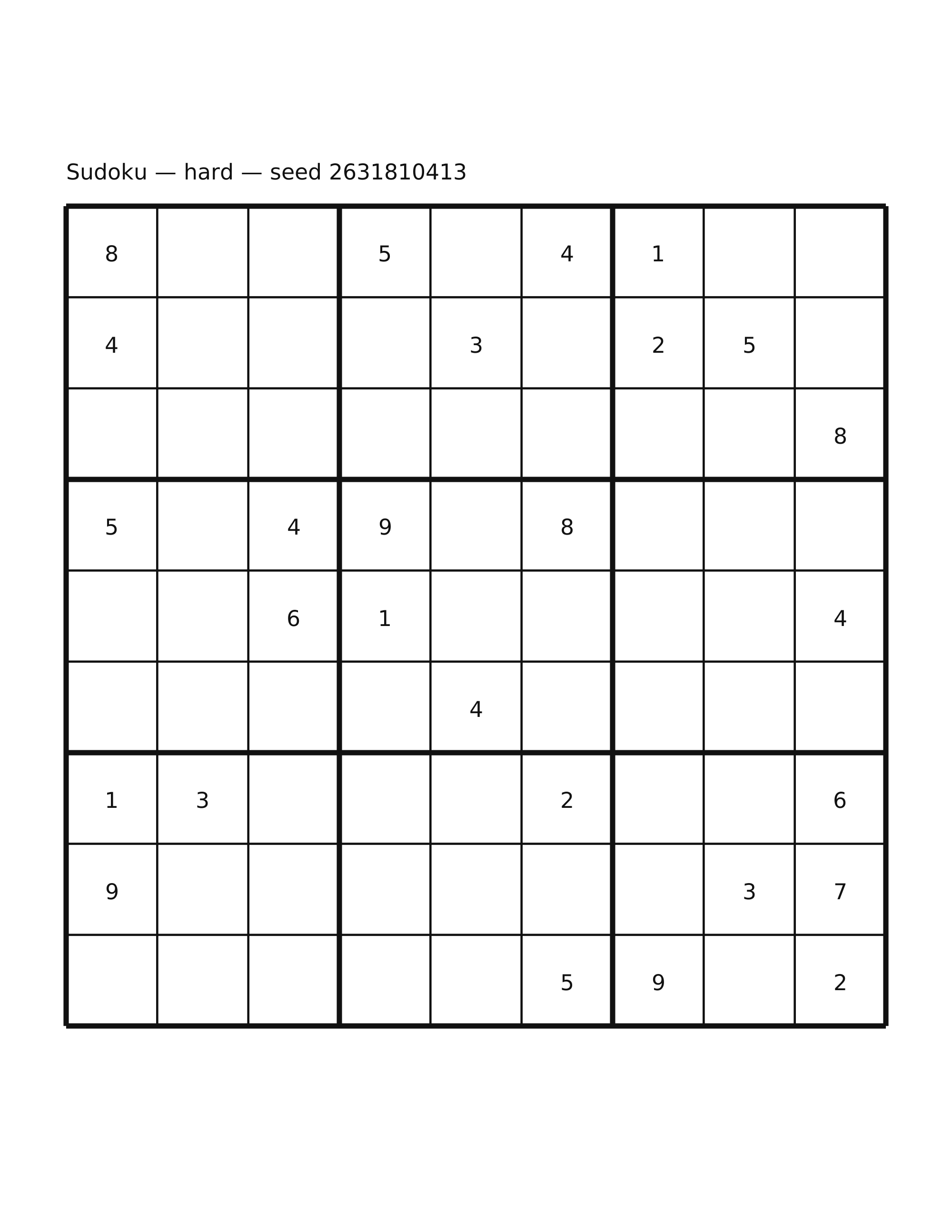 Sudoku — hard #51