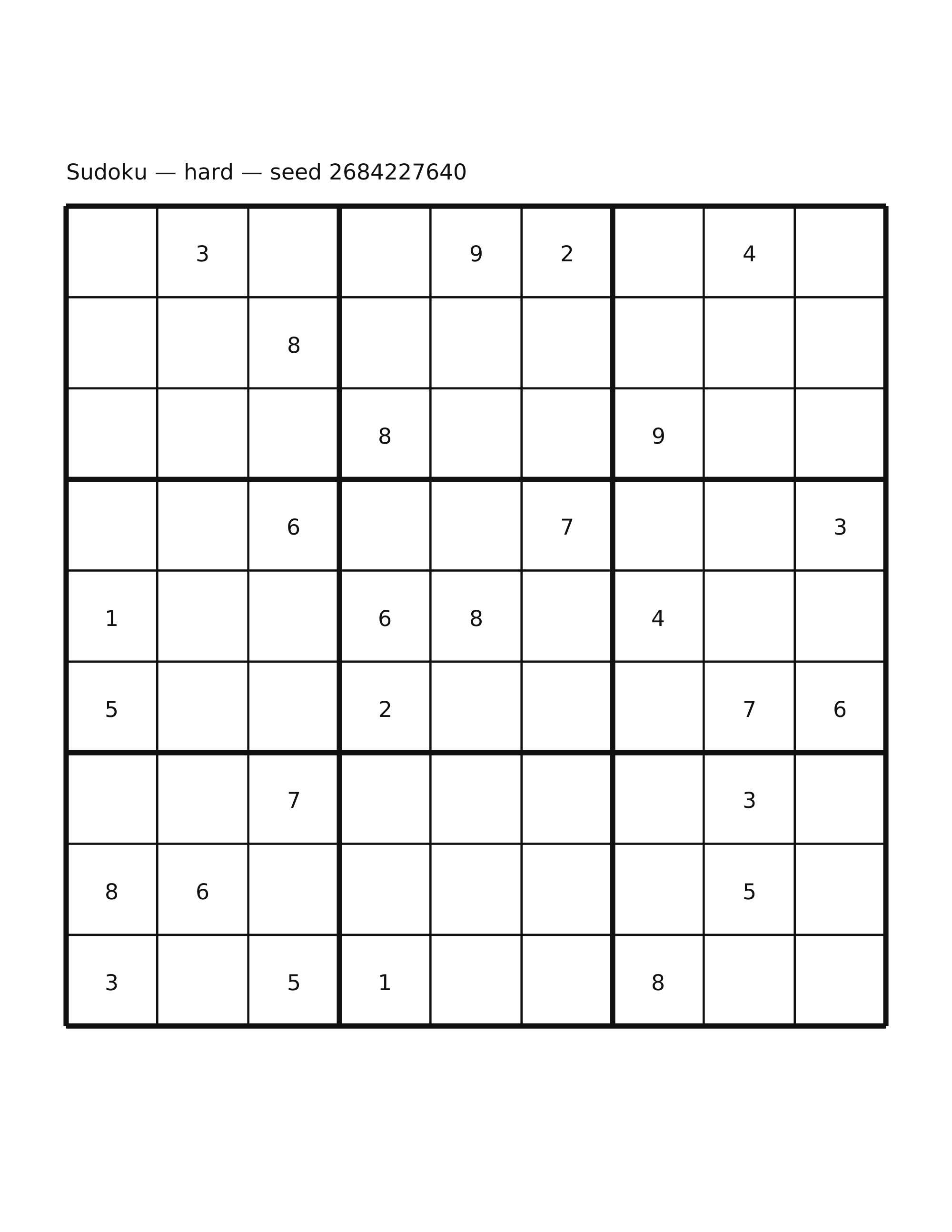Sudoku — hard #56