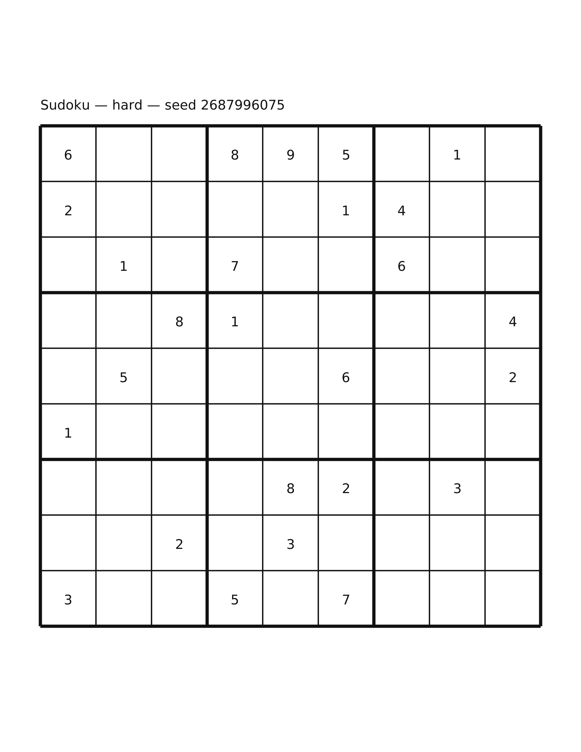 Sudoku — hard #34