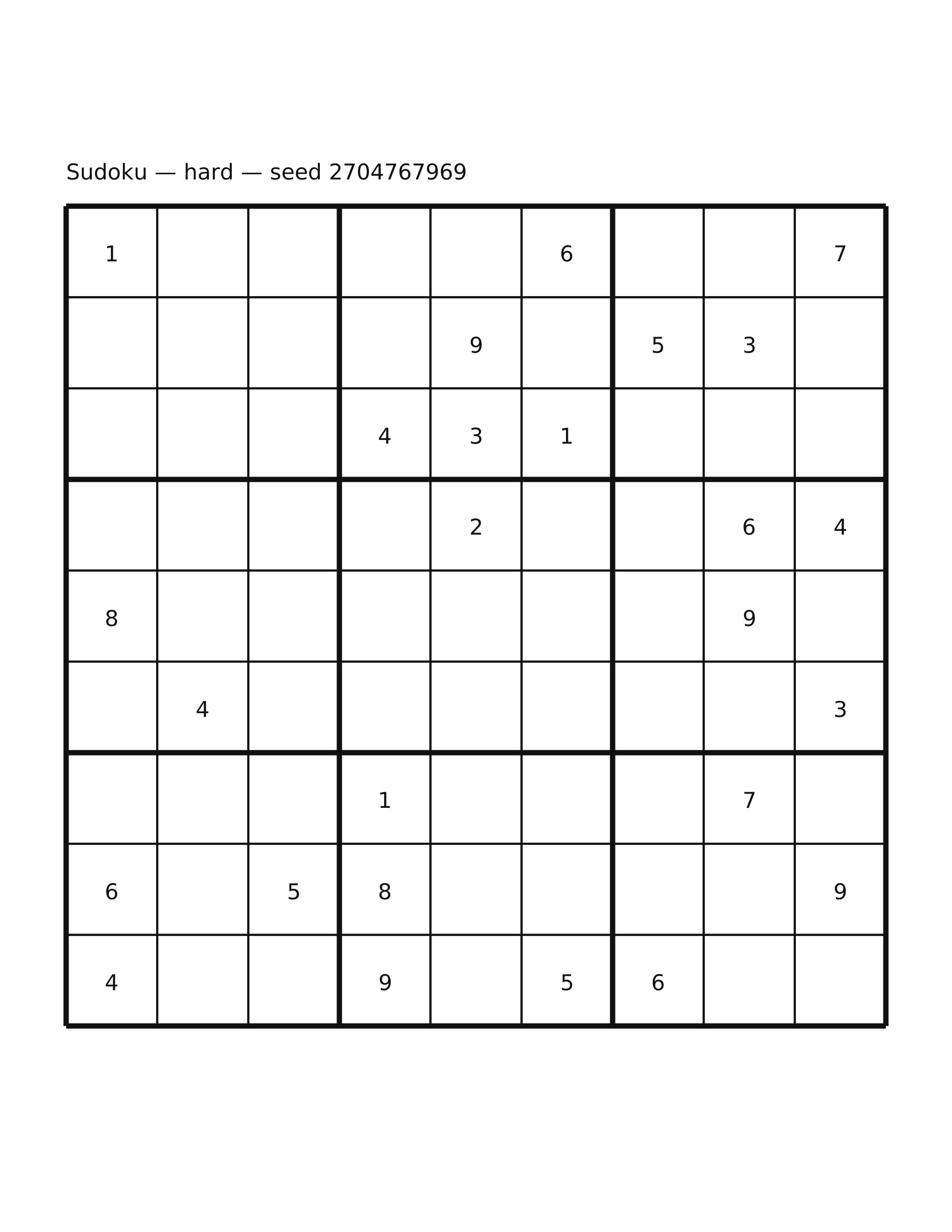 Sudoku — hard #8