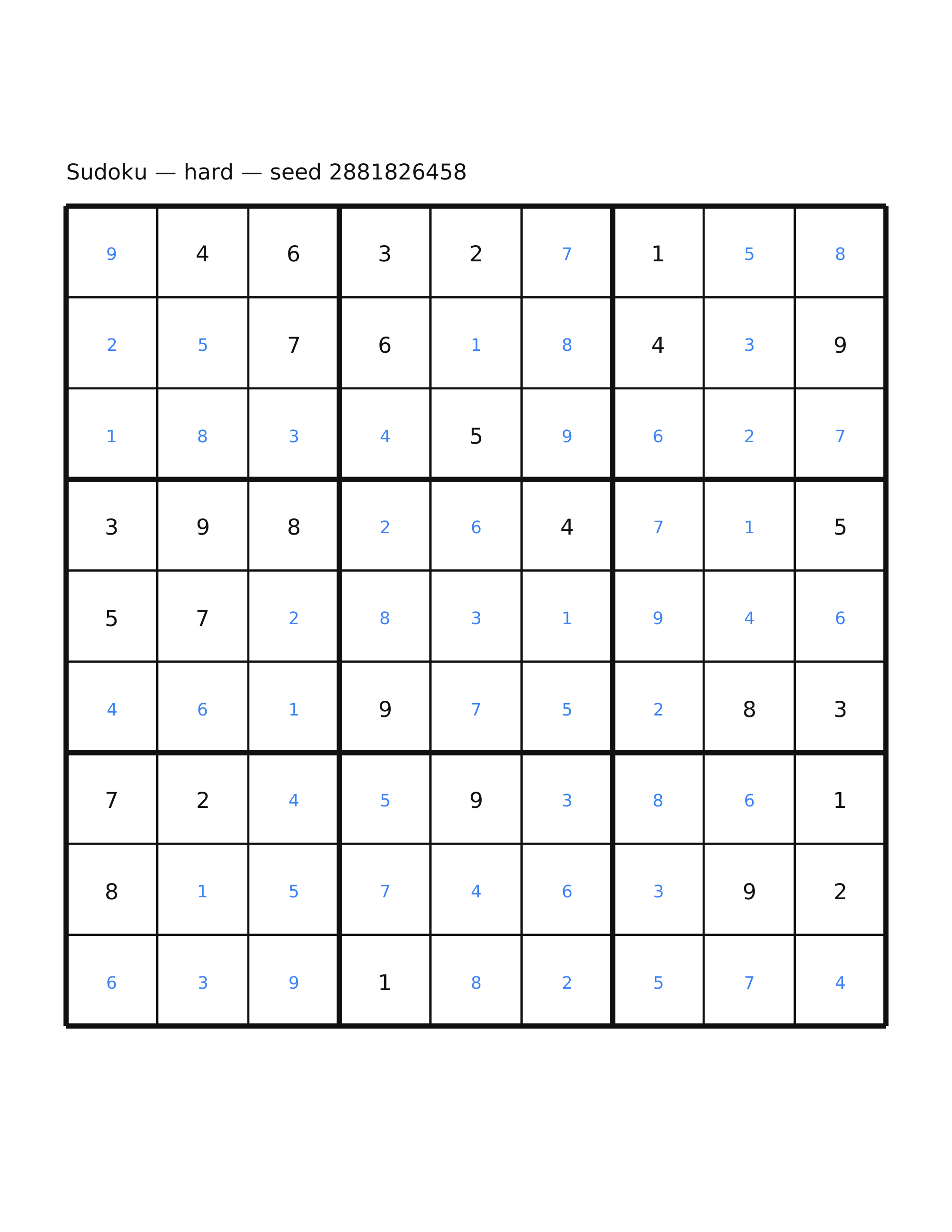 Sudoku — hard #42 — solution