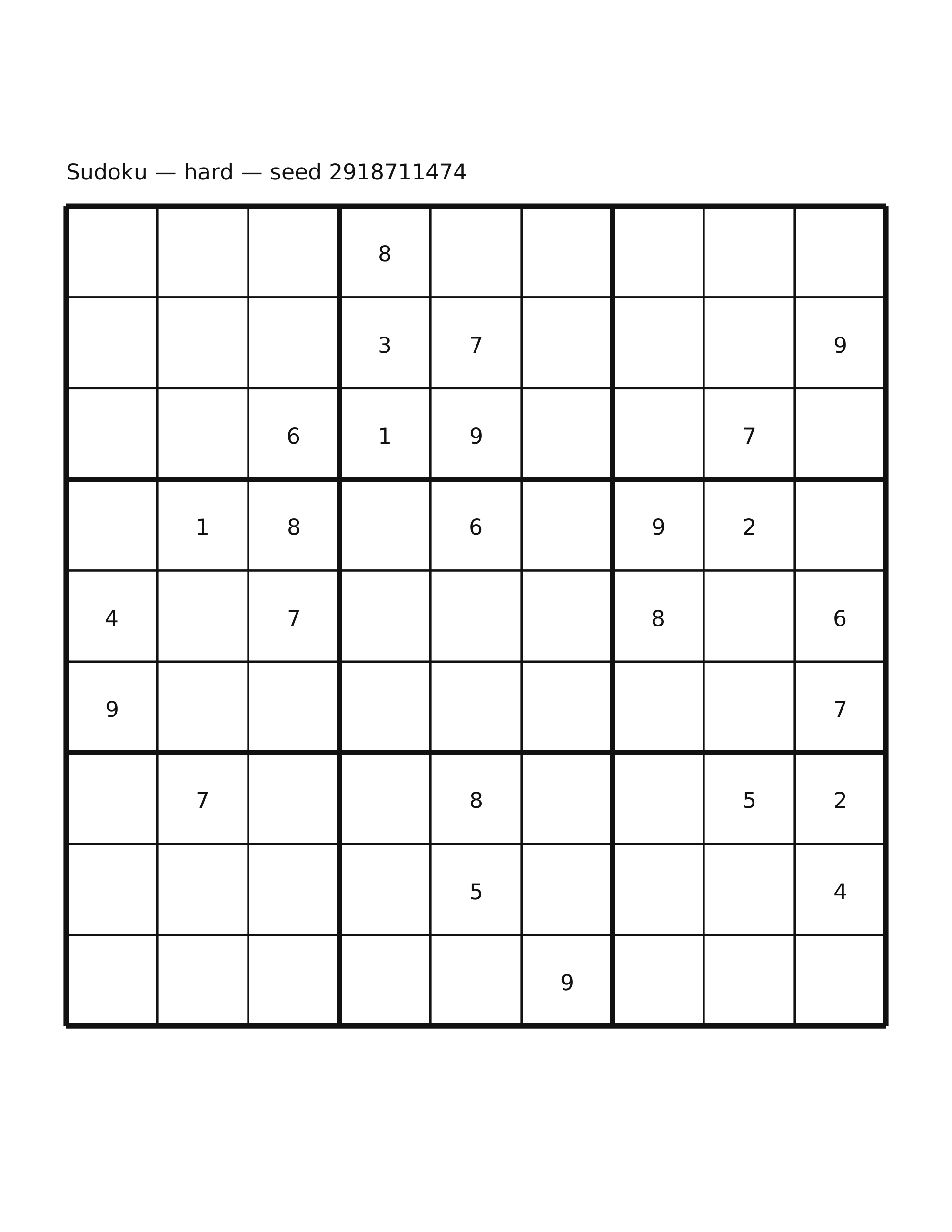 Sudoku — hard #21