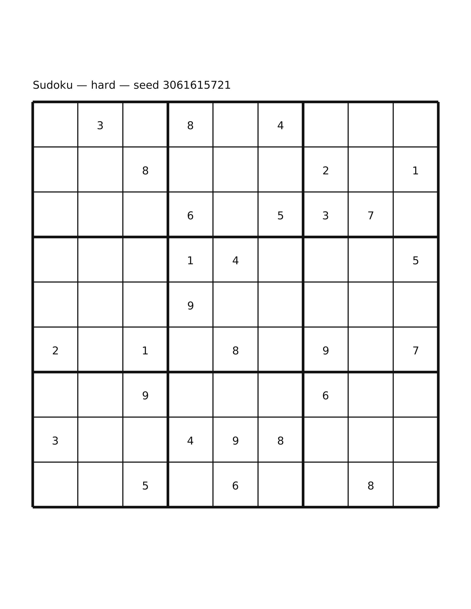 Sudoku — hard #21