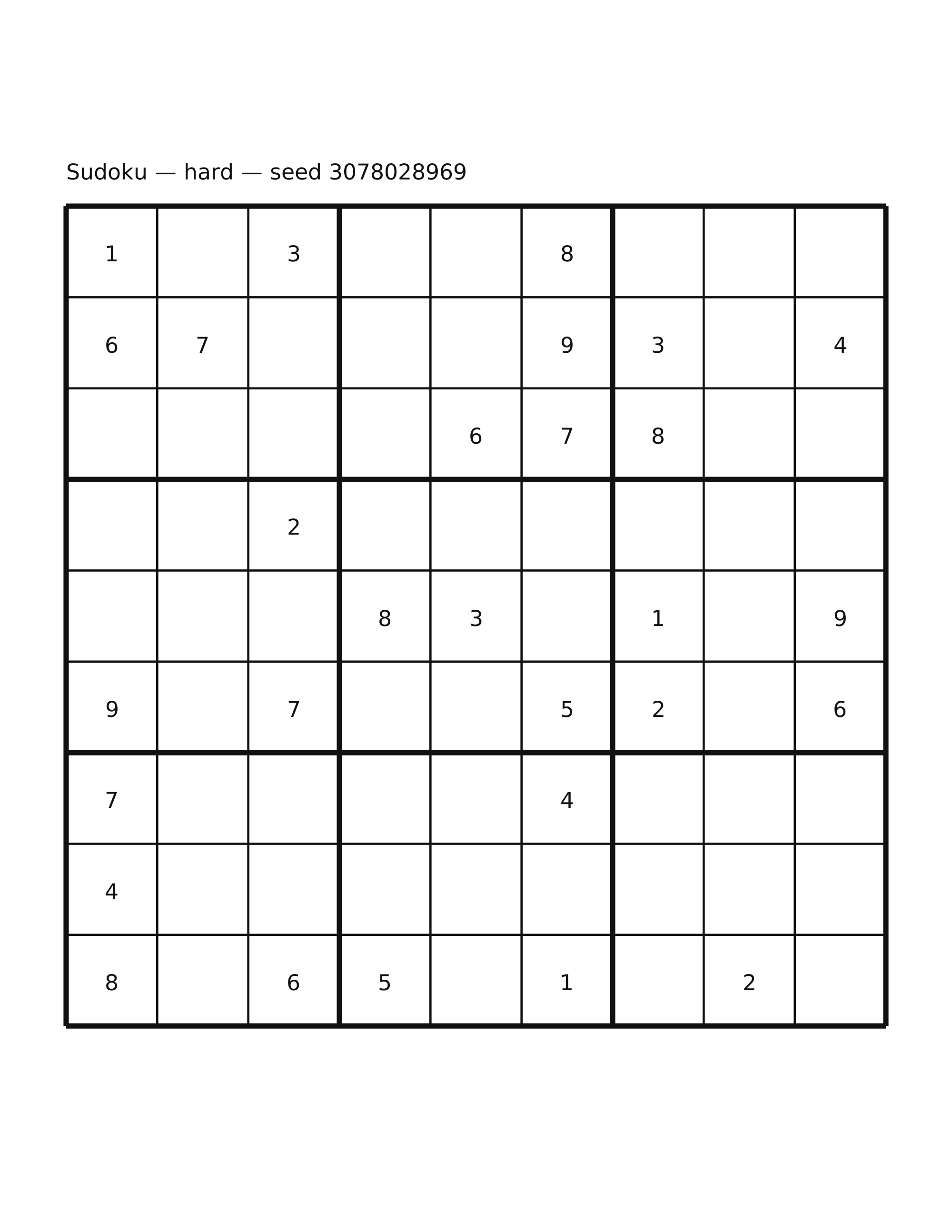 Sudoku — hard #63
